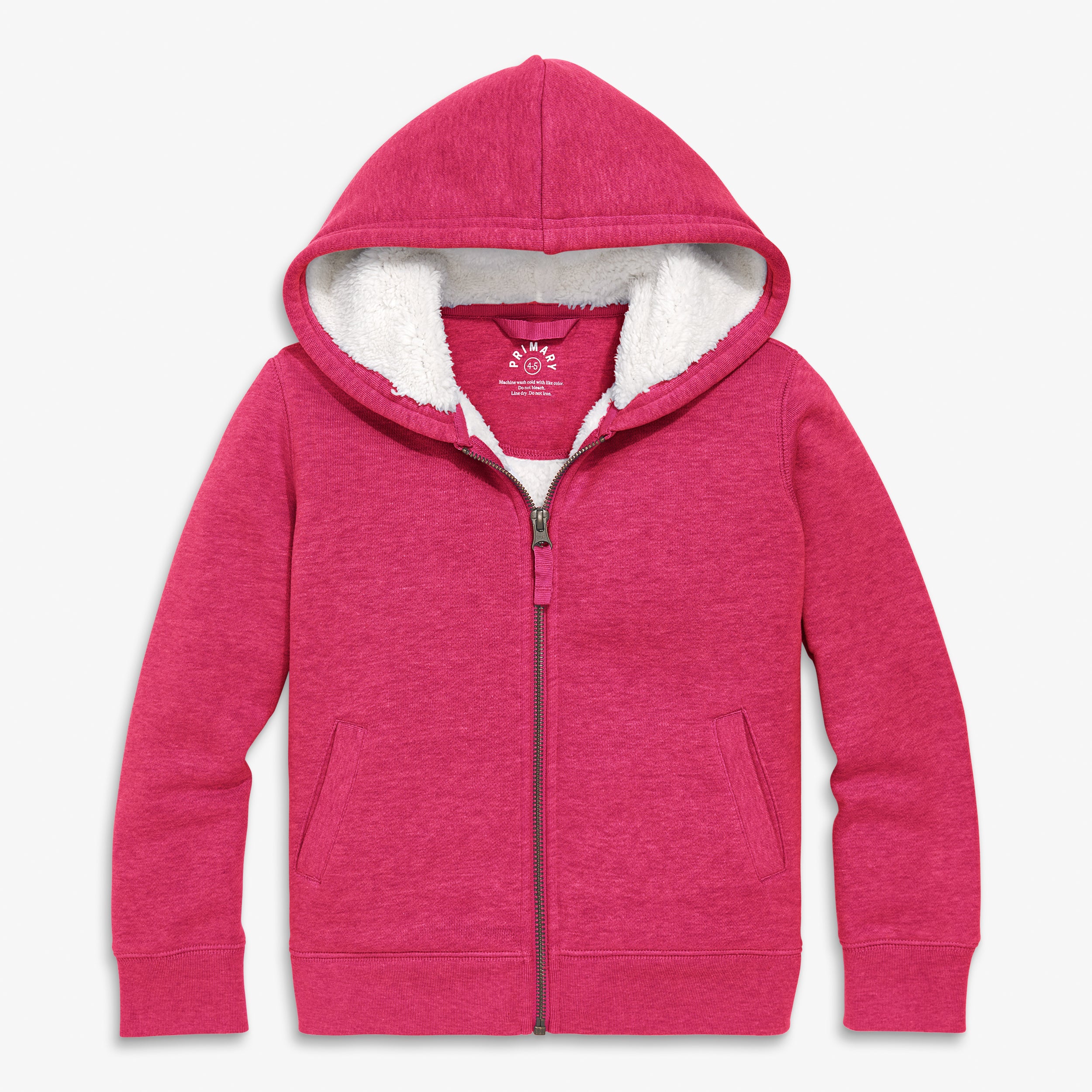 Kids teddy fleece-lined zip hoodie - Image 4