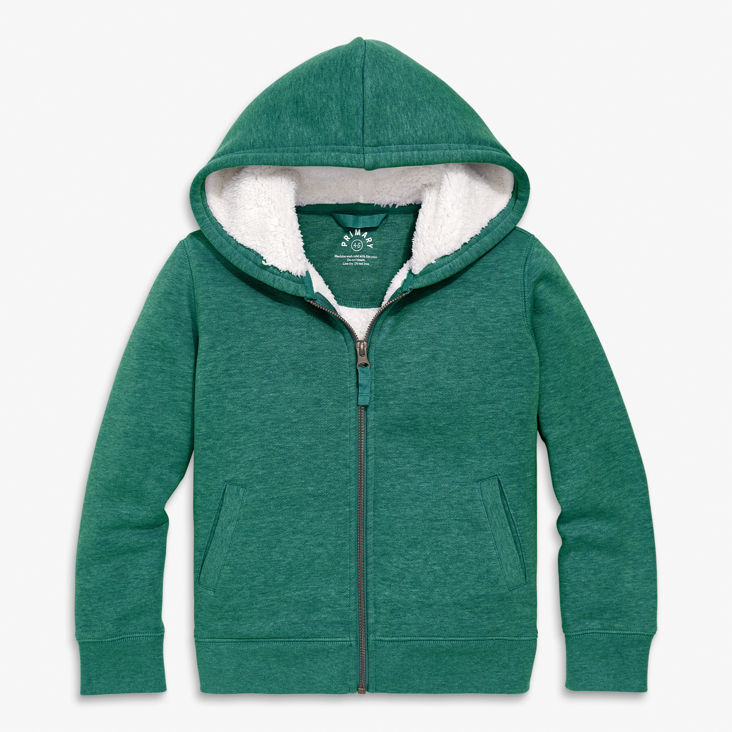 Kids teddy fleece-lined zip hoodie - Image 5