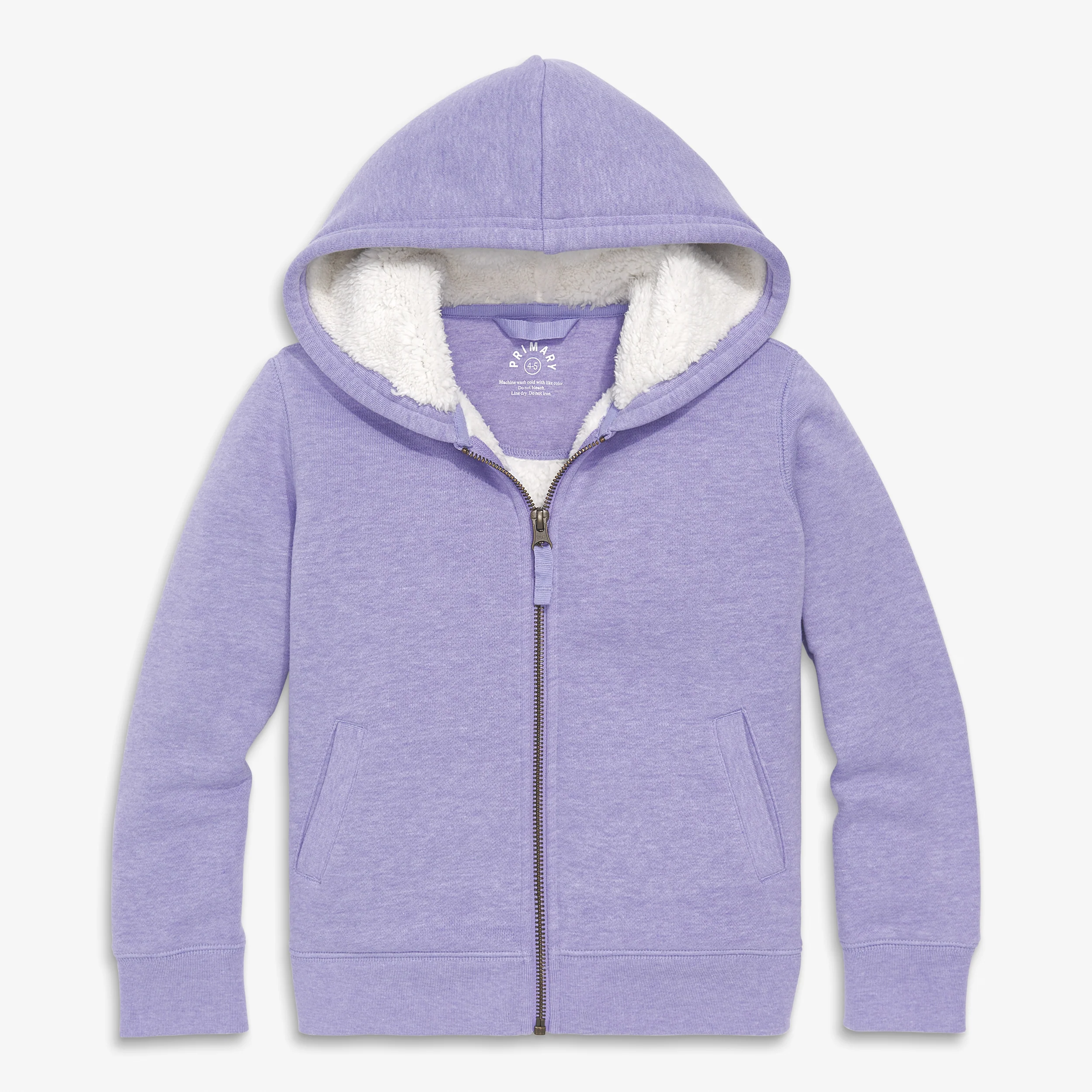 Kids teddy fleece-lined zip hoodie - Image 6