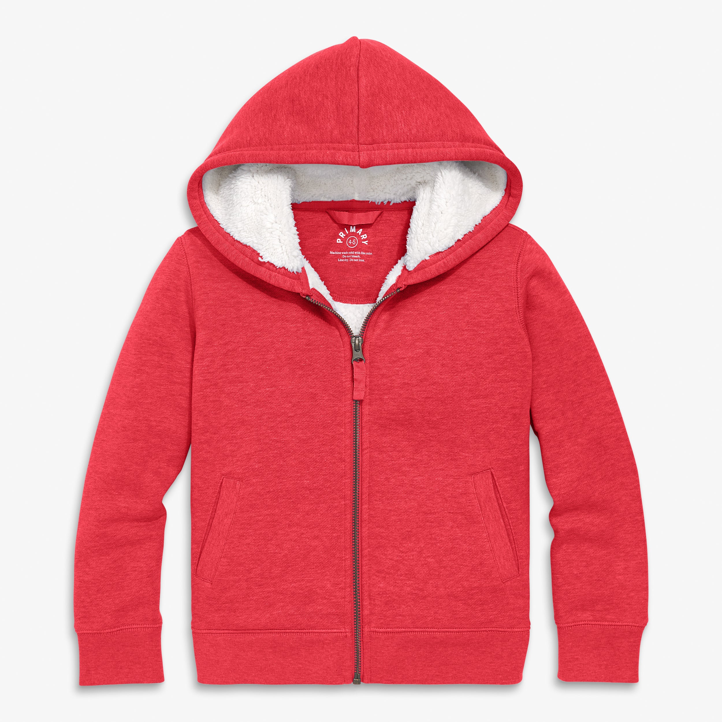 Kids teddy fleece-lined zip hoodie - Image 7