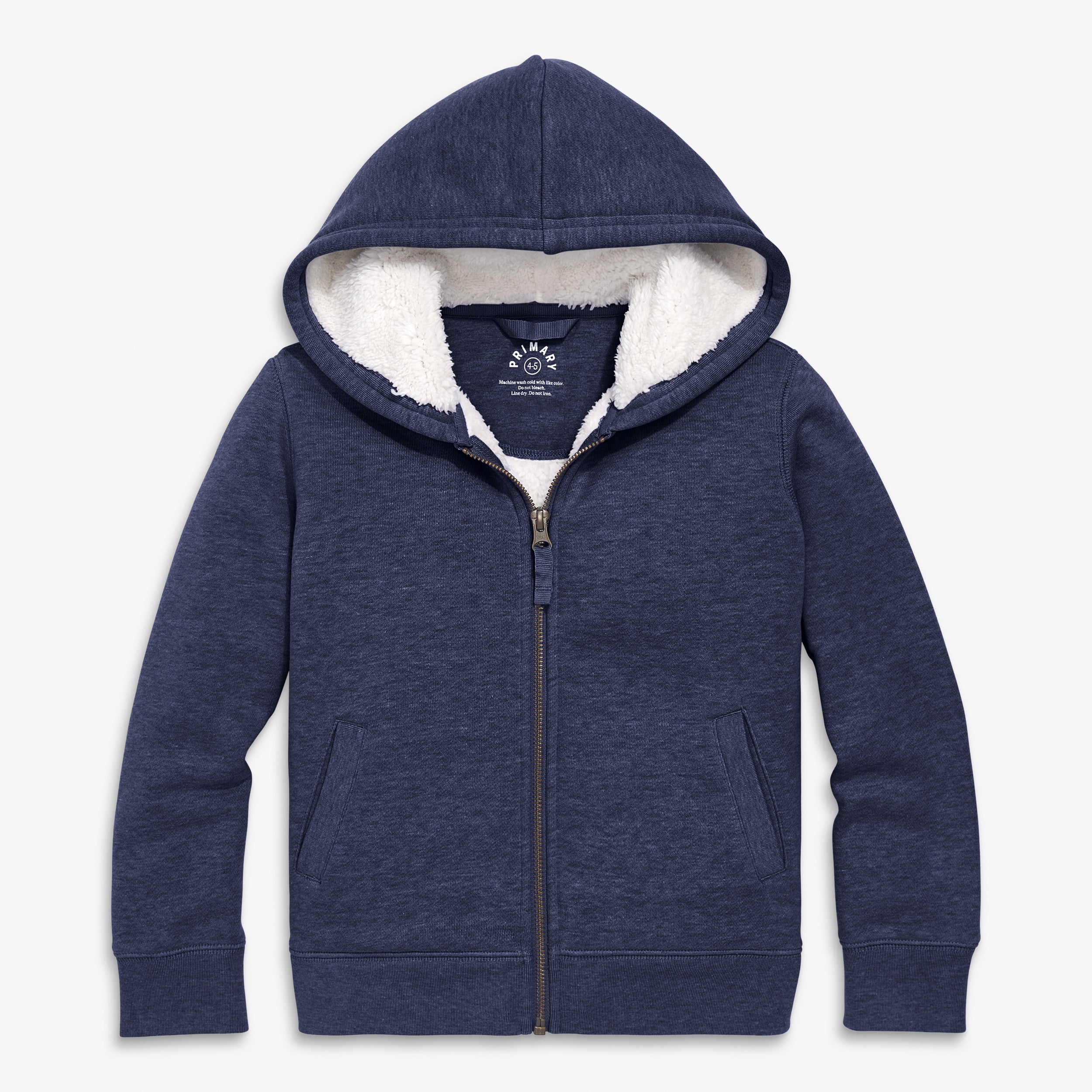 Kids teddy fleece-lined zip hoodie - Image 8