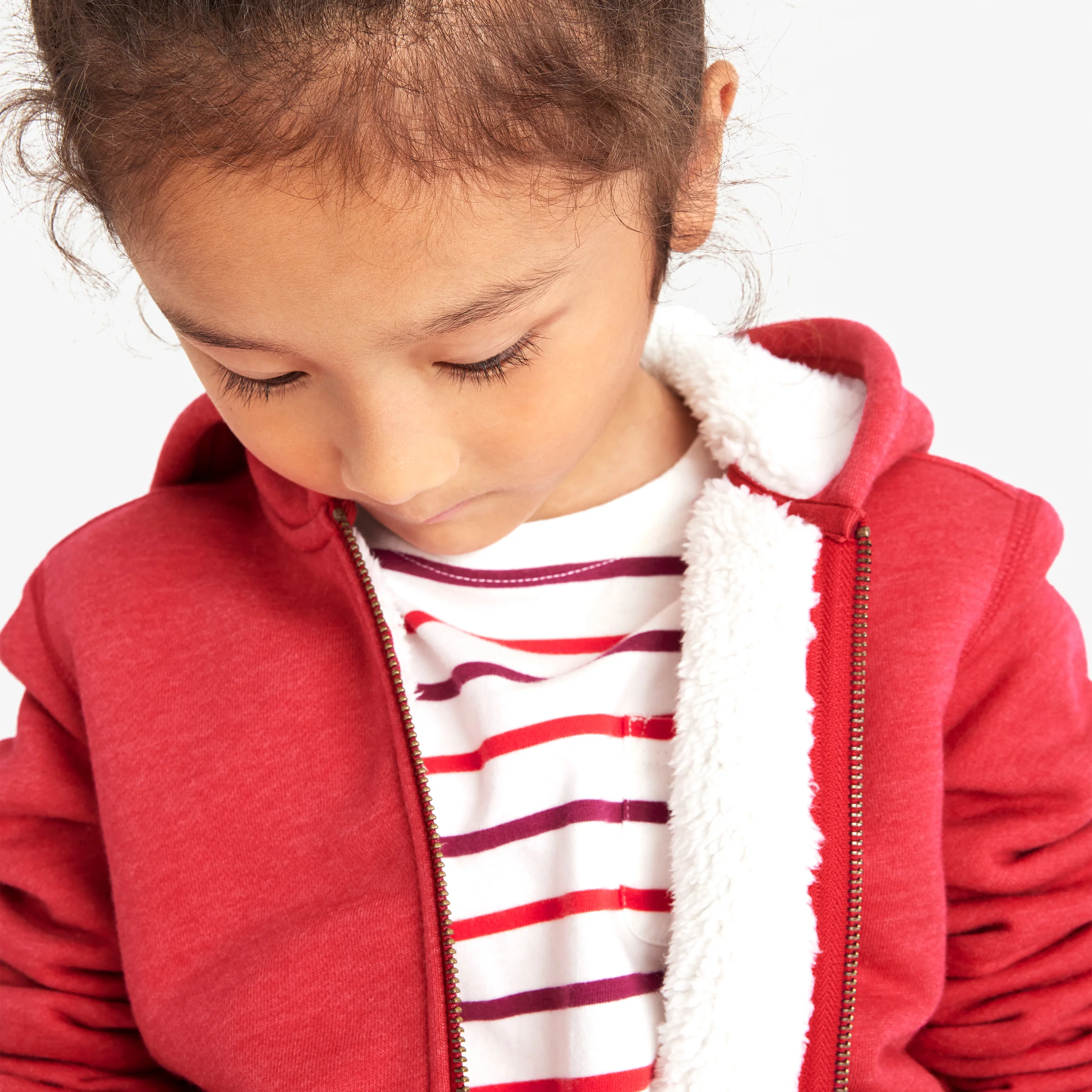 Kids teddy fleece-lined zip hoodie - Image 9