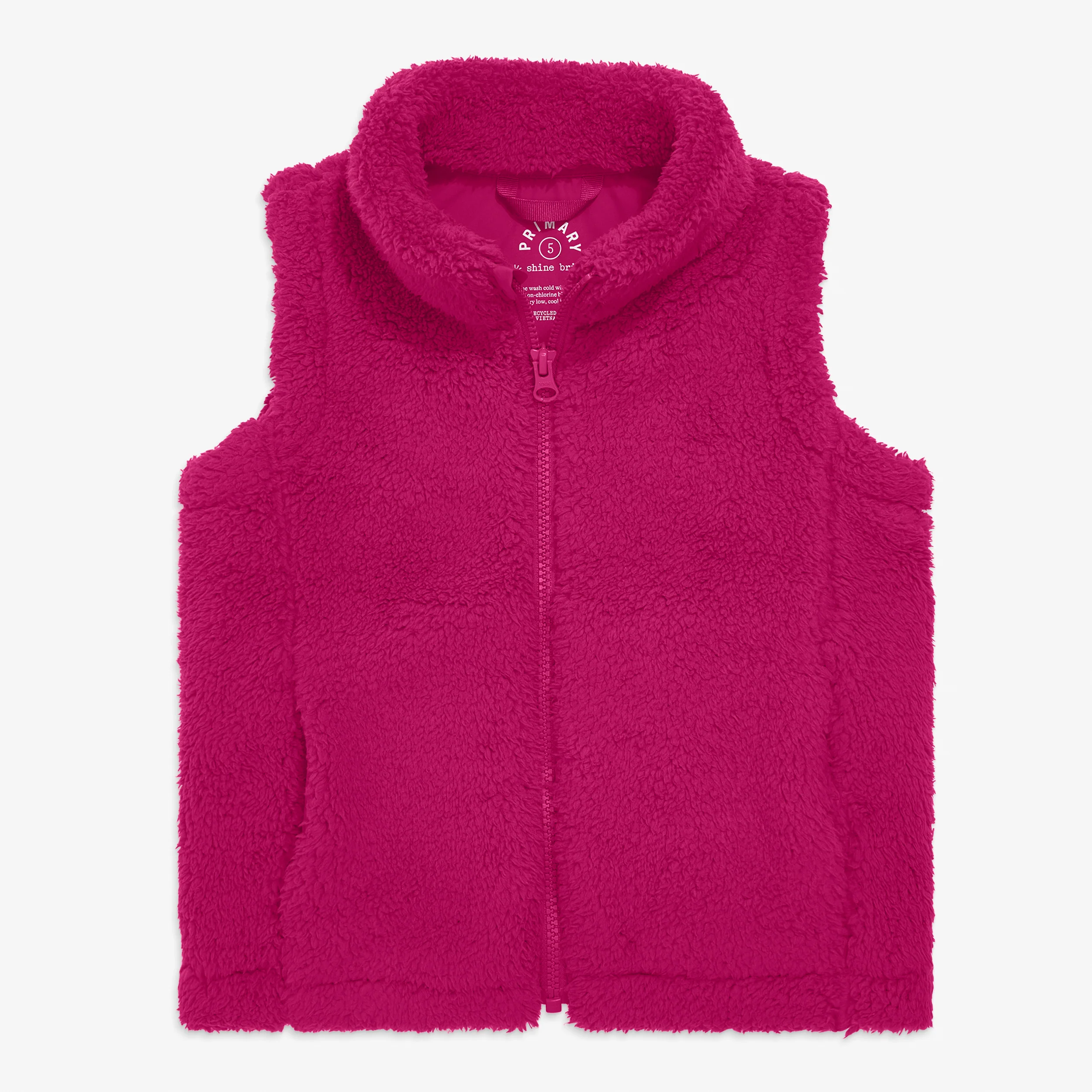 Kids teddy fleece vest - Image 3