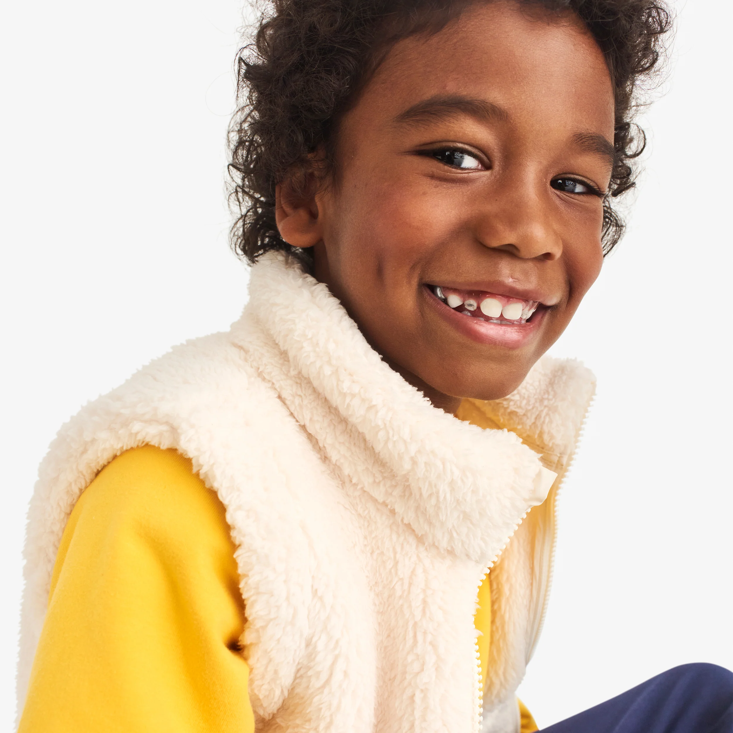 Kids teddy fleece vest - Image 9