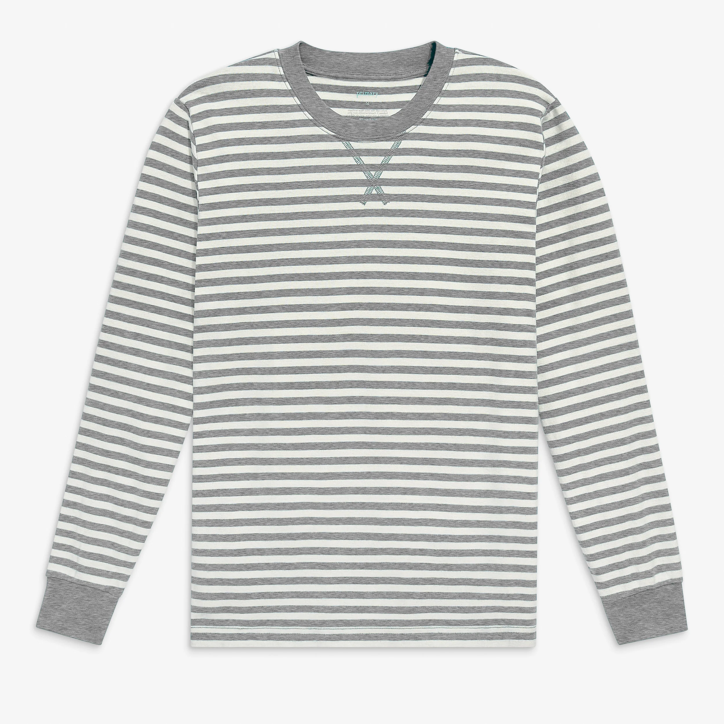 Clearance adult organic pj top in stripe (unisex fit) - Image 4