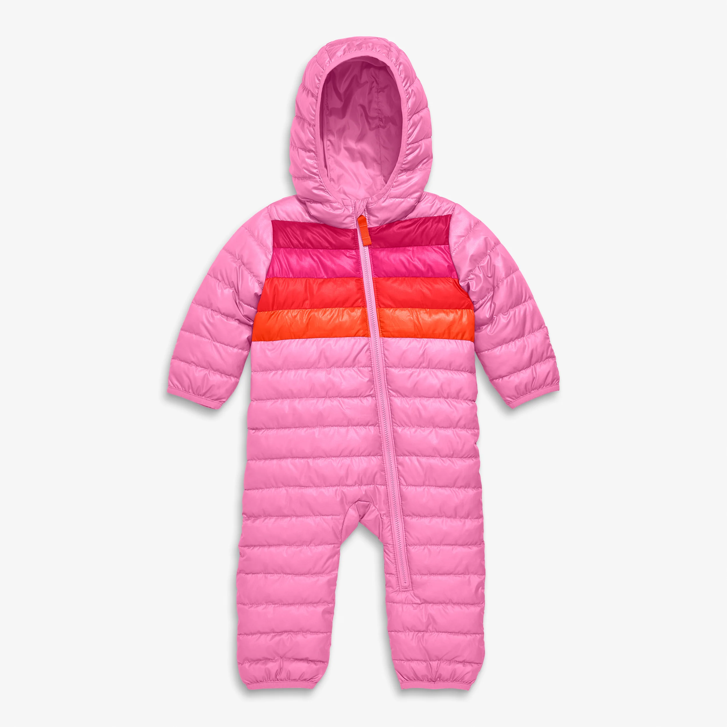 Baby stripe lightweight puffer suit - Image 4