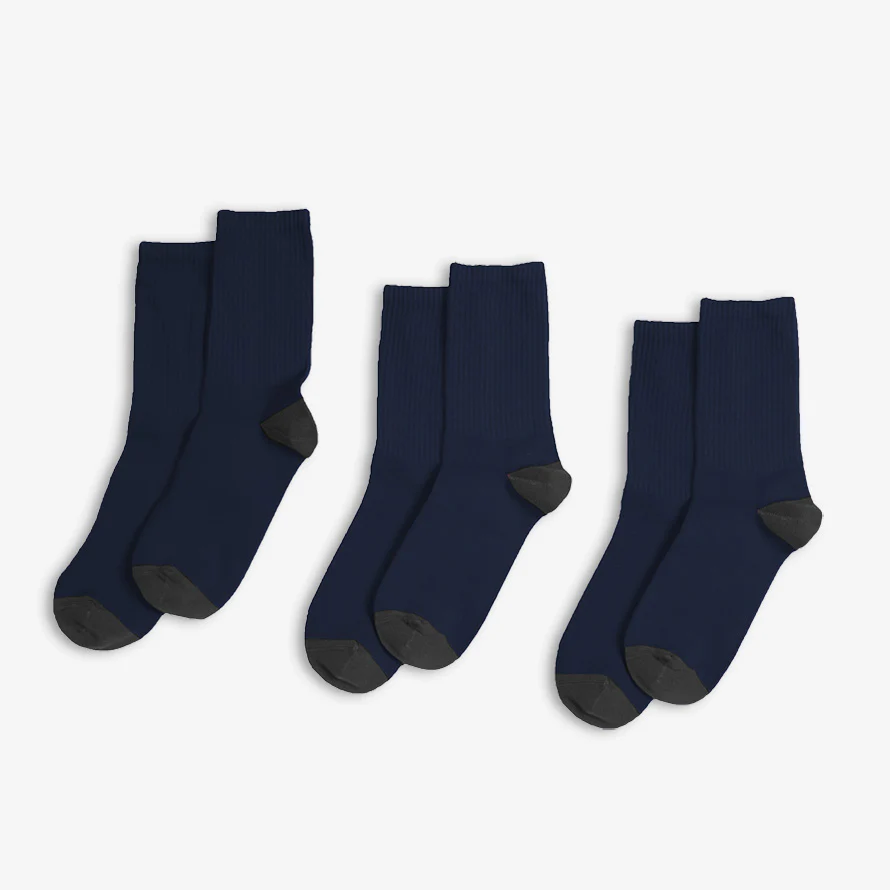 Clearance kids ribbed crew sock 3-pack - Image 29