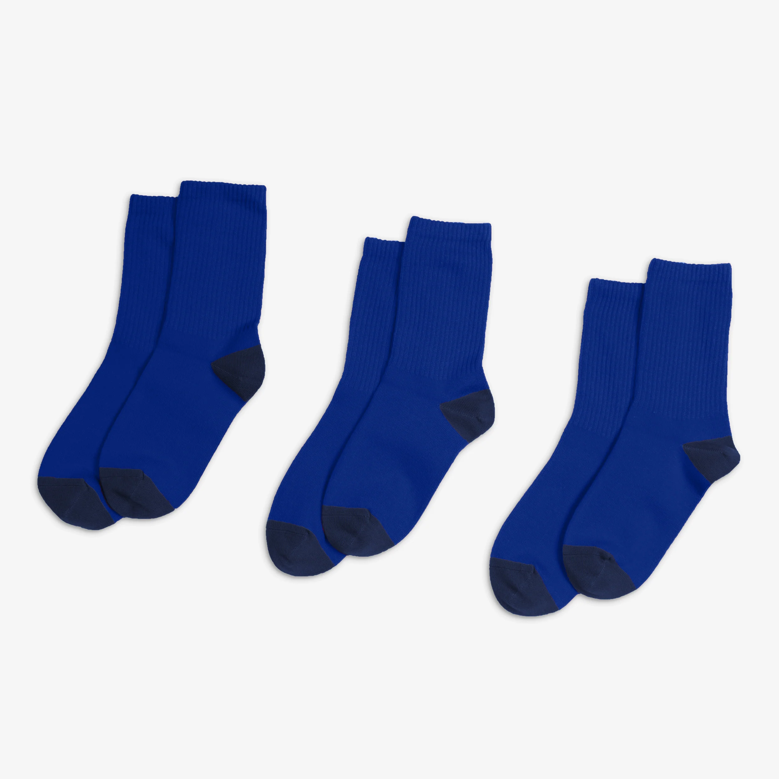 Clearance kids ribbed crew sock 3-pack - Image 3