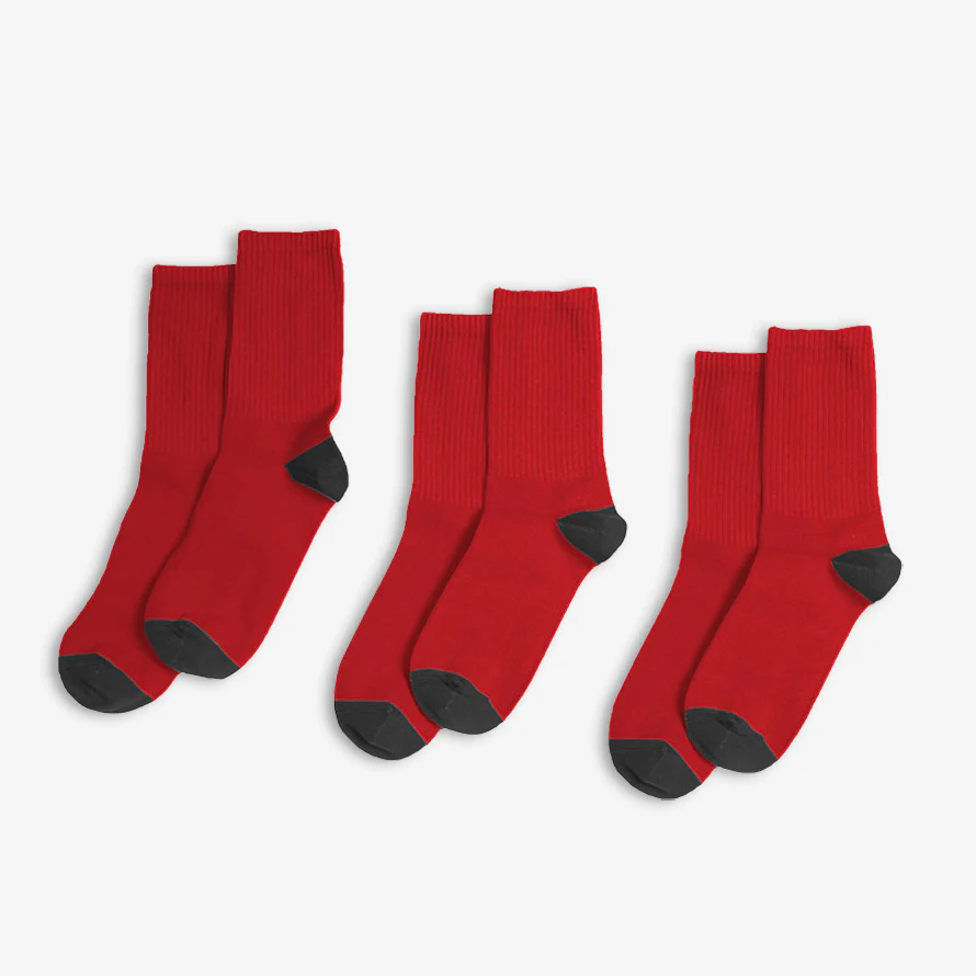 Clearance kids ribbed crew sock 3-pack - Image 30