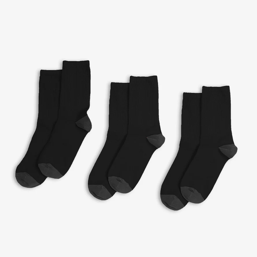 Clearance kids ribbed crew sock 3-pack - Image 32