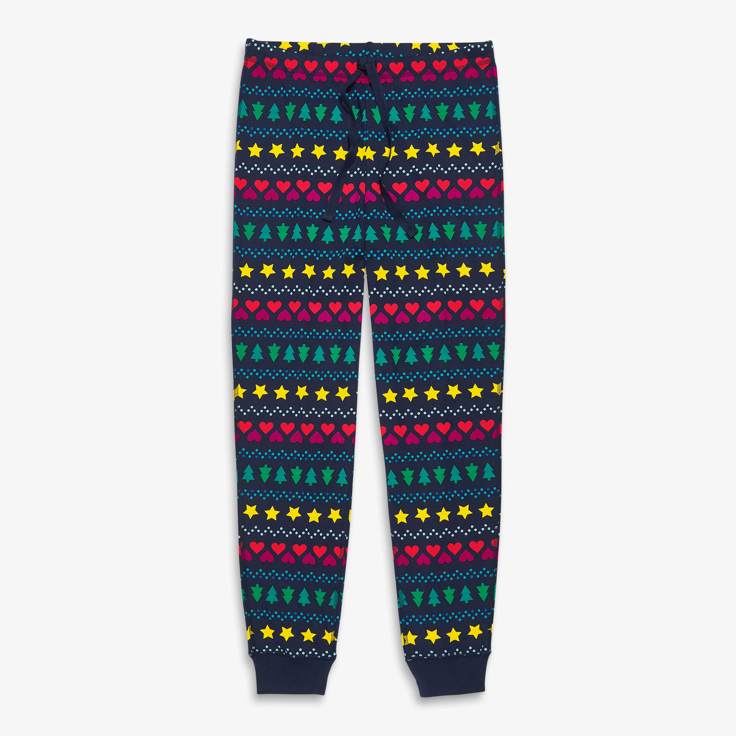 Clearance adult organic pj pant in fair isle (unisex fit) - Image 2
