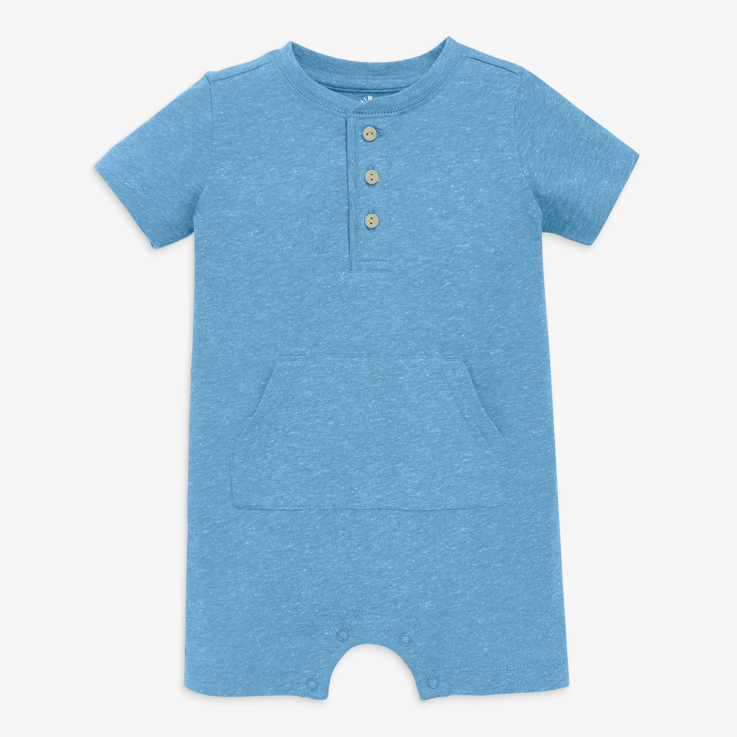 Baby heathered henley shortie - Image 10