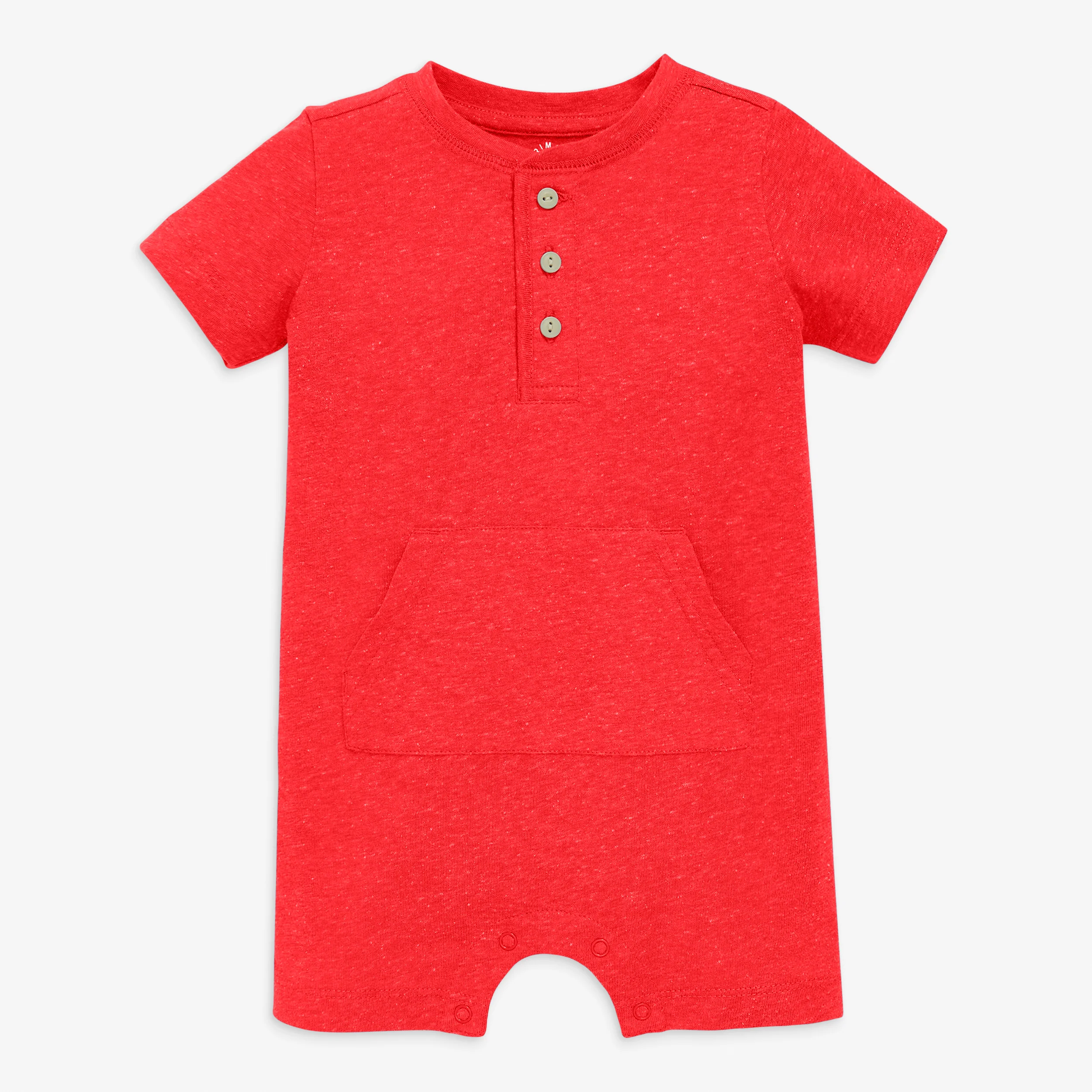 Baby heathered henley shortie - Image 8