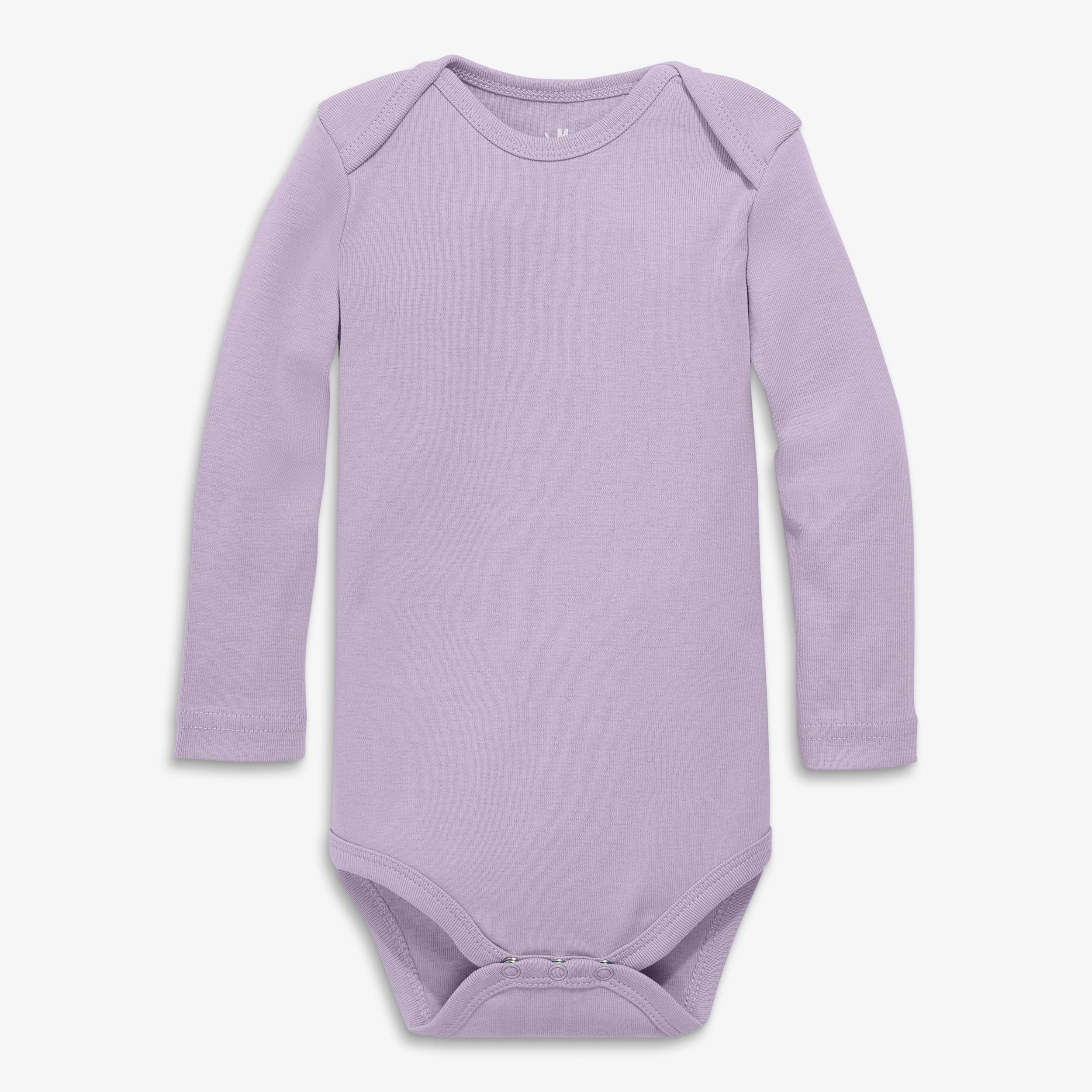 Clearance organic long sleeve babysuit in seasonal colors