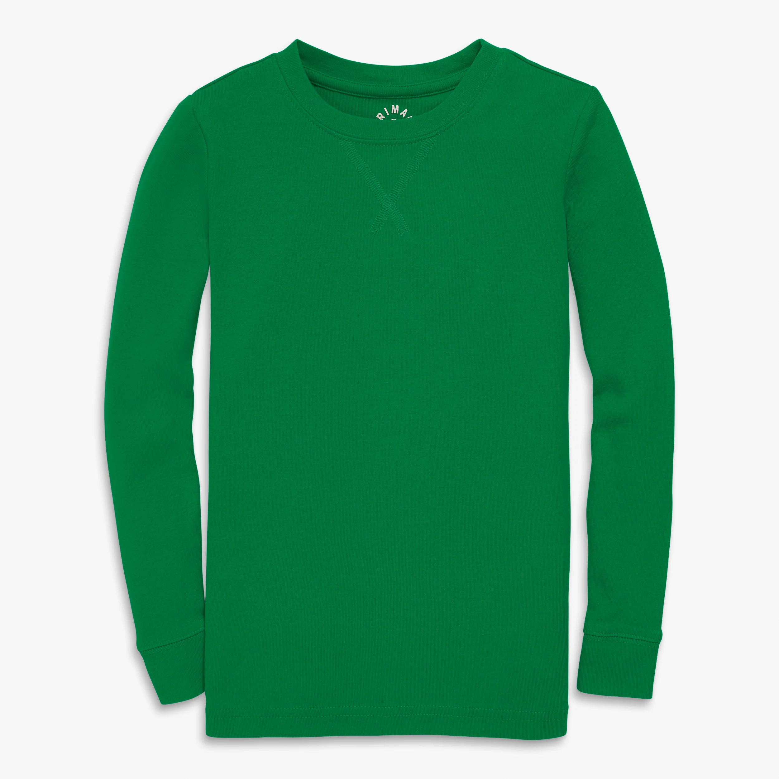 Clearance kids organic long sleeve pj top in spring seasonal colors - Image 3