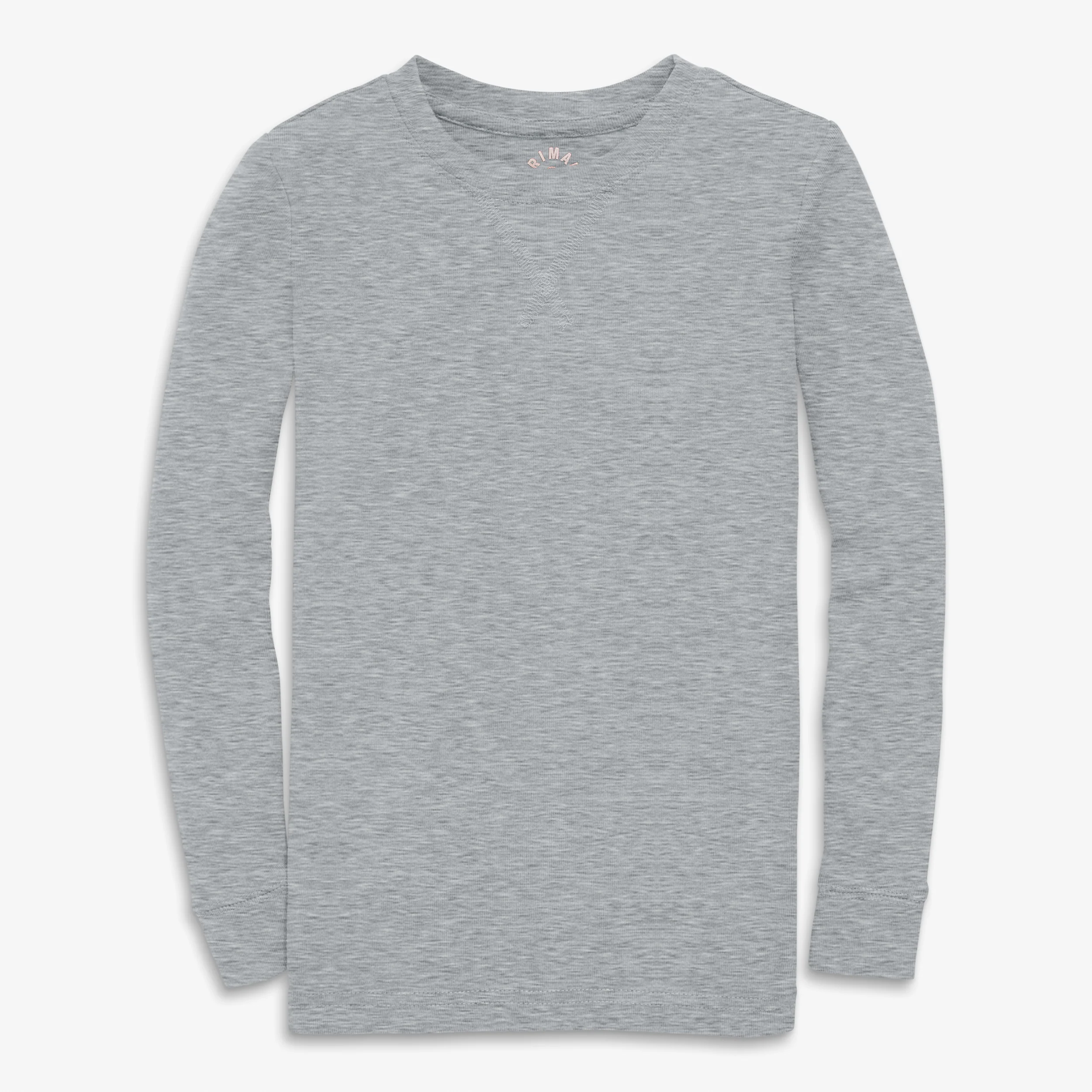 Clearance kids organic long sleeve pj top in spring seasonal colors - Image 4