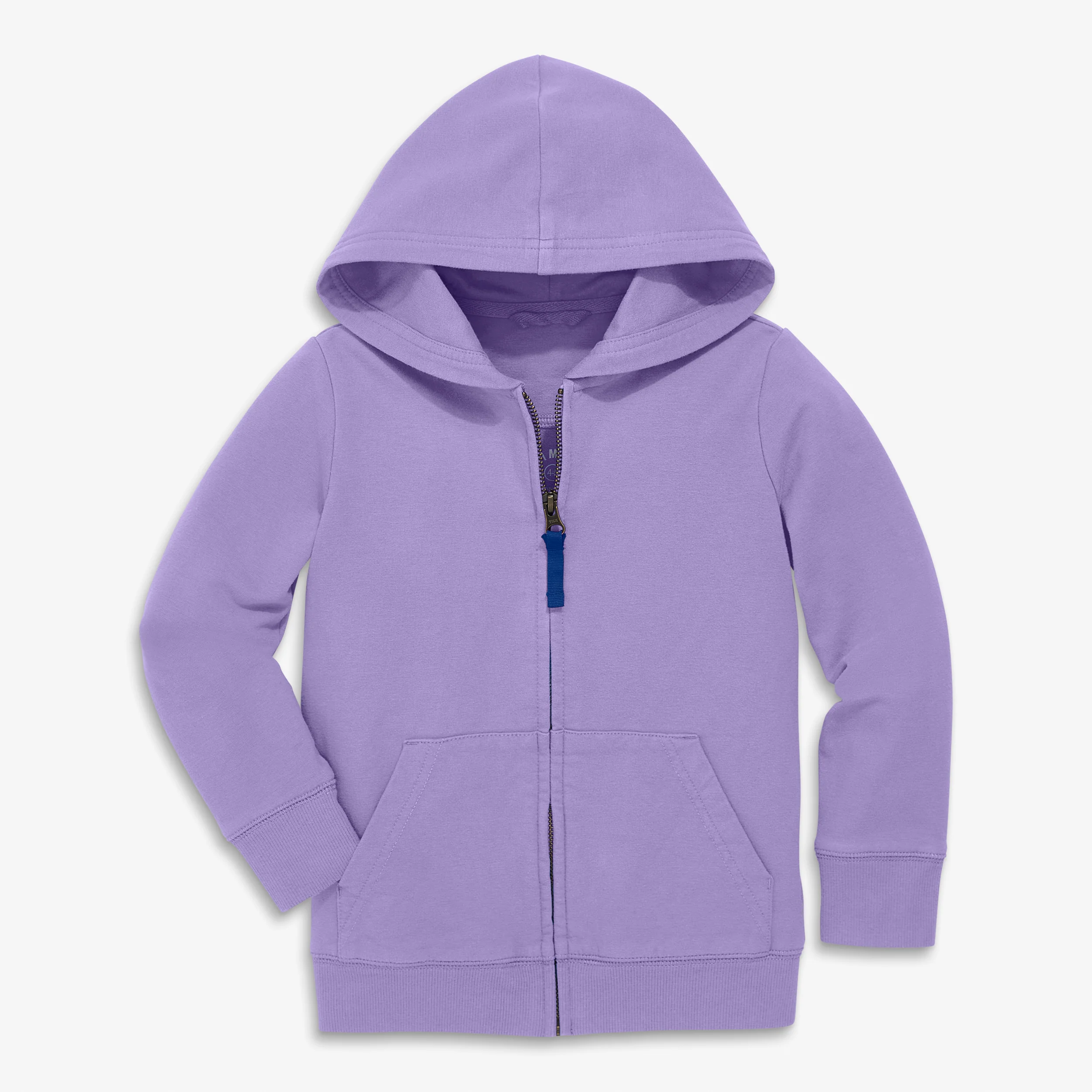 Kids zip hoodie in winter seasonal colors - Image 9