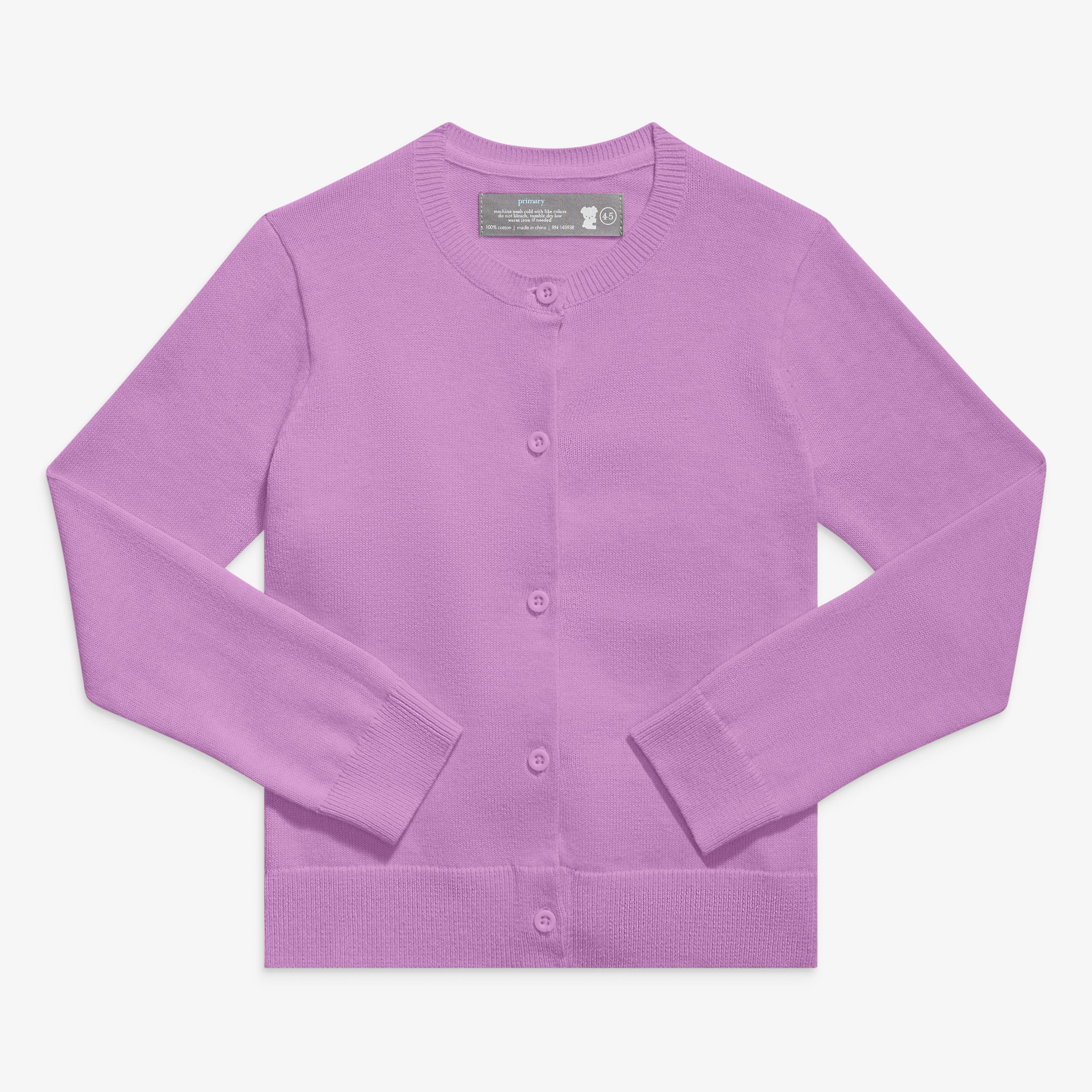 Kids cotton cardigan in seasonal colors - Image 4