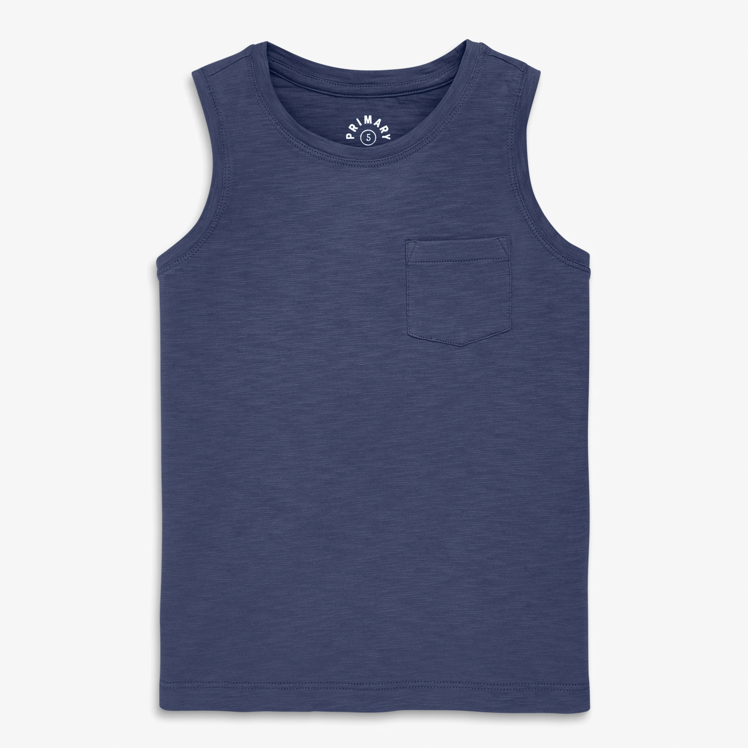 Kids slub pocket tank in seasonal colors - Image 6