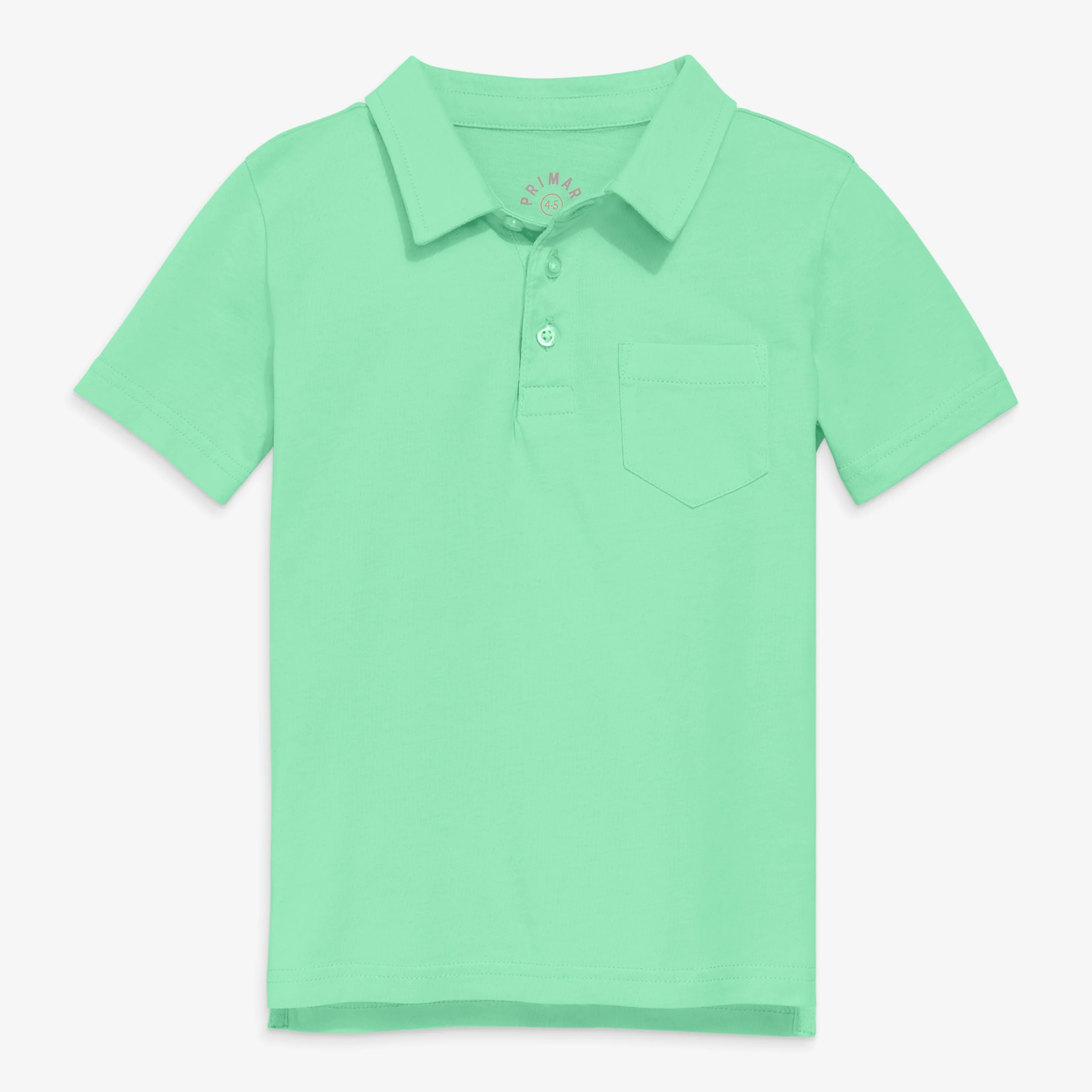 Kids short sleeve polo in seasonal colors - Image 10