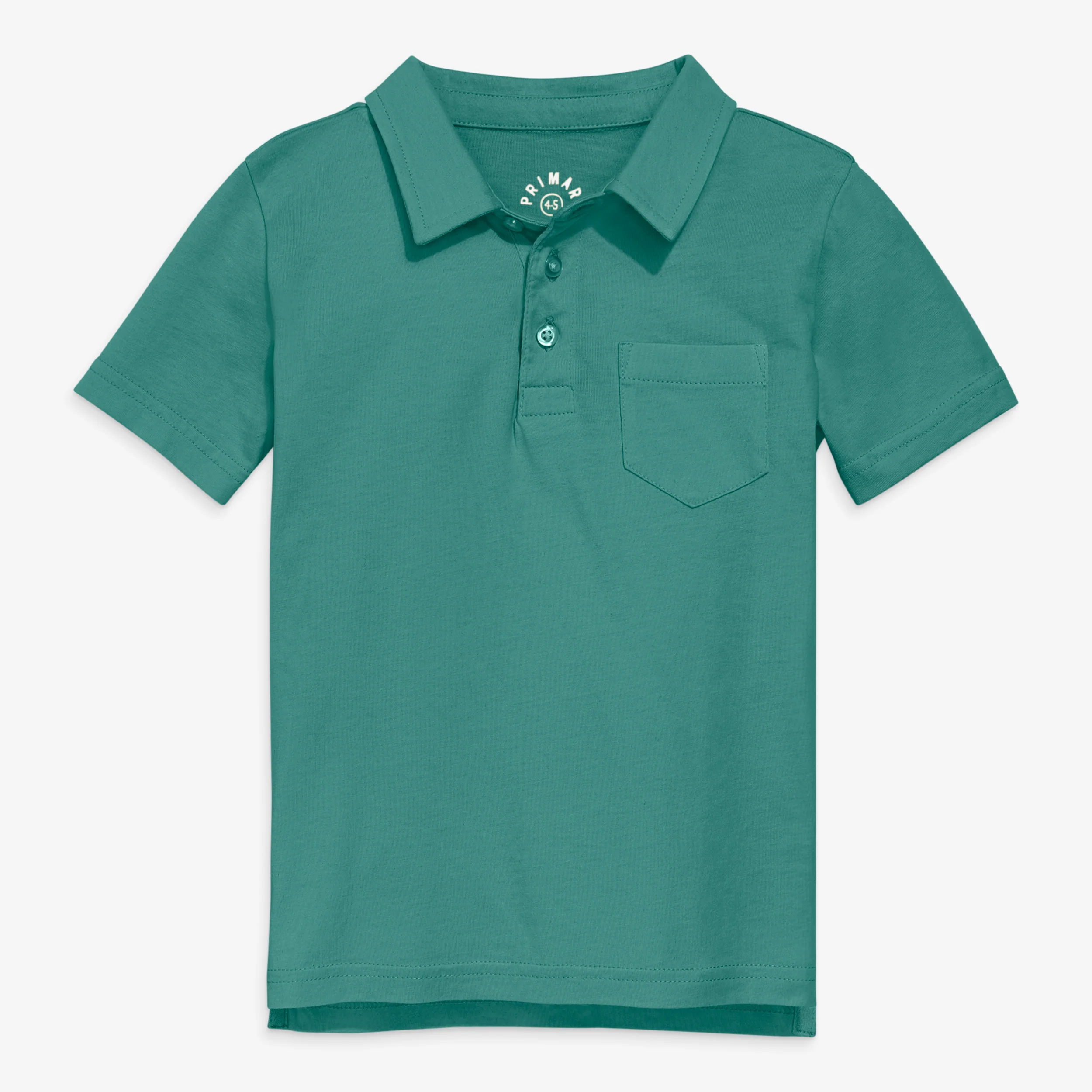 Kids short sleeve polo in seasonal colors - Image 12