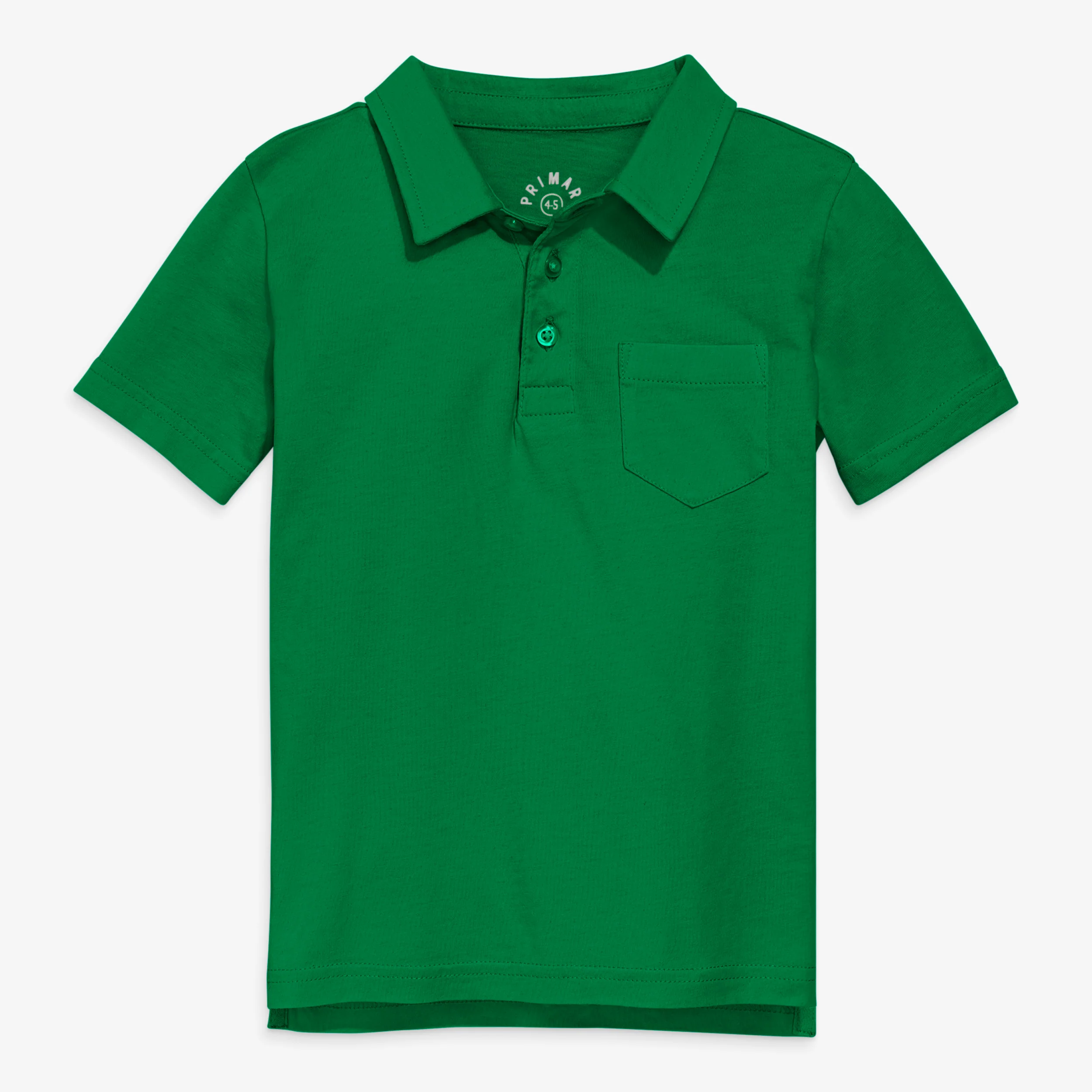 Kids short sleeve polo in seasonal colors - Image 3