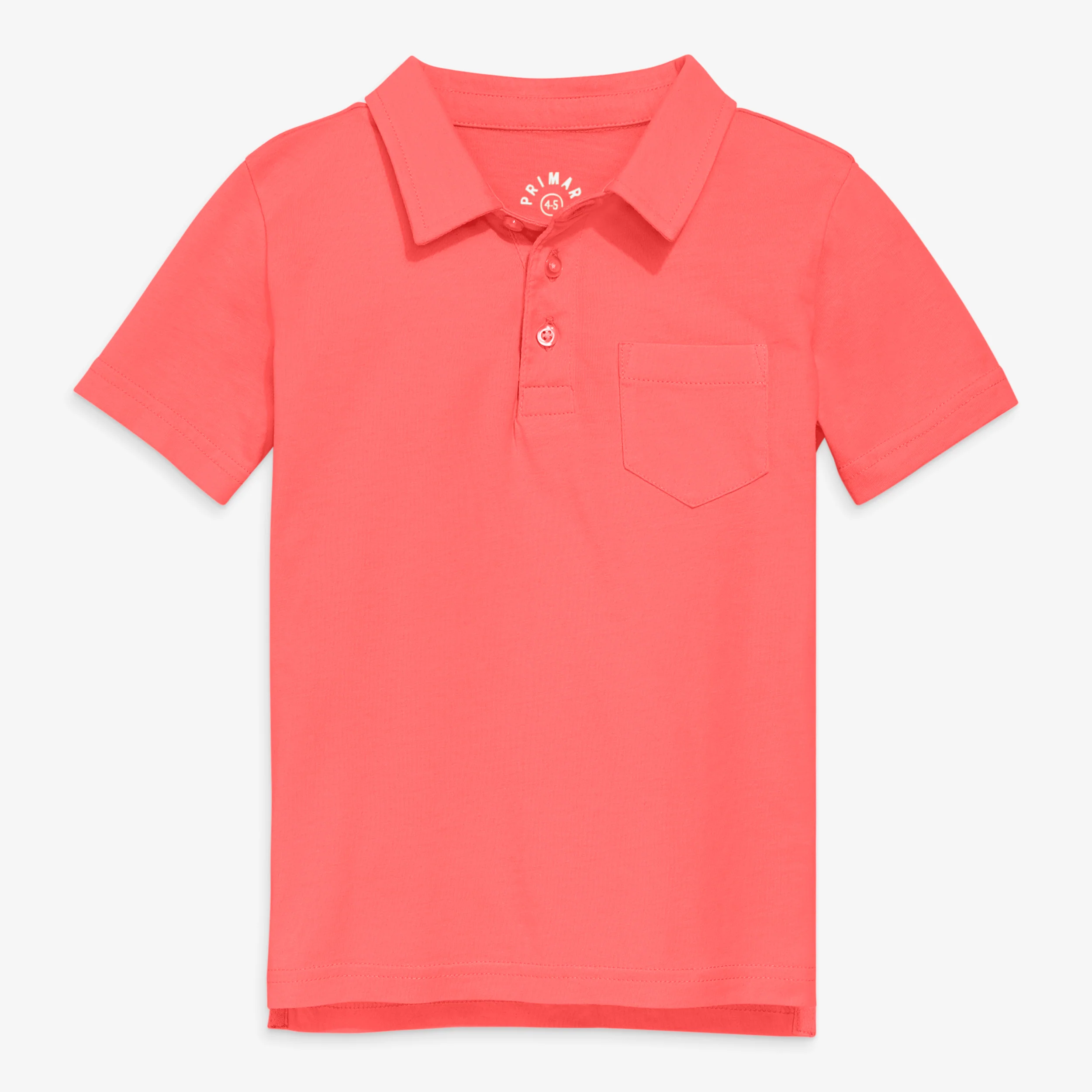 Kids short sleeve polo in seasonal colors - Image 9
