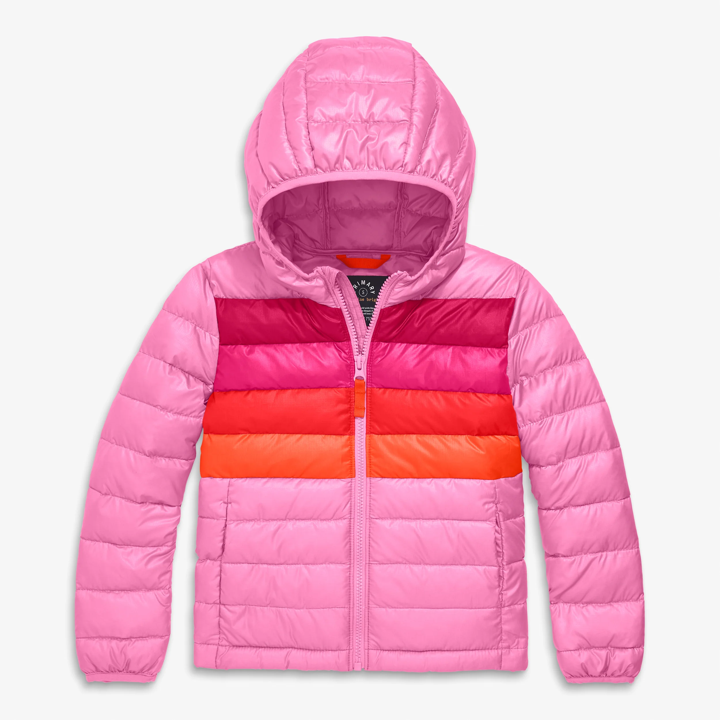 Kids stripe lightweight puffer jacket - Image 3