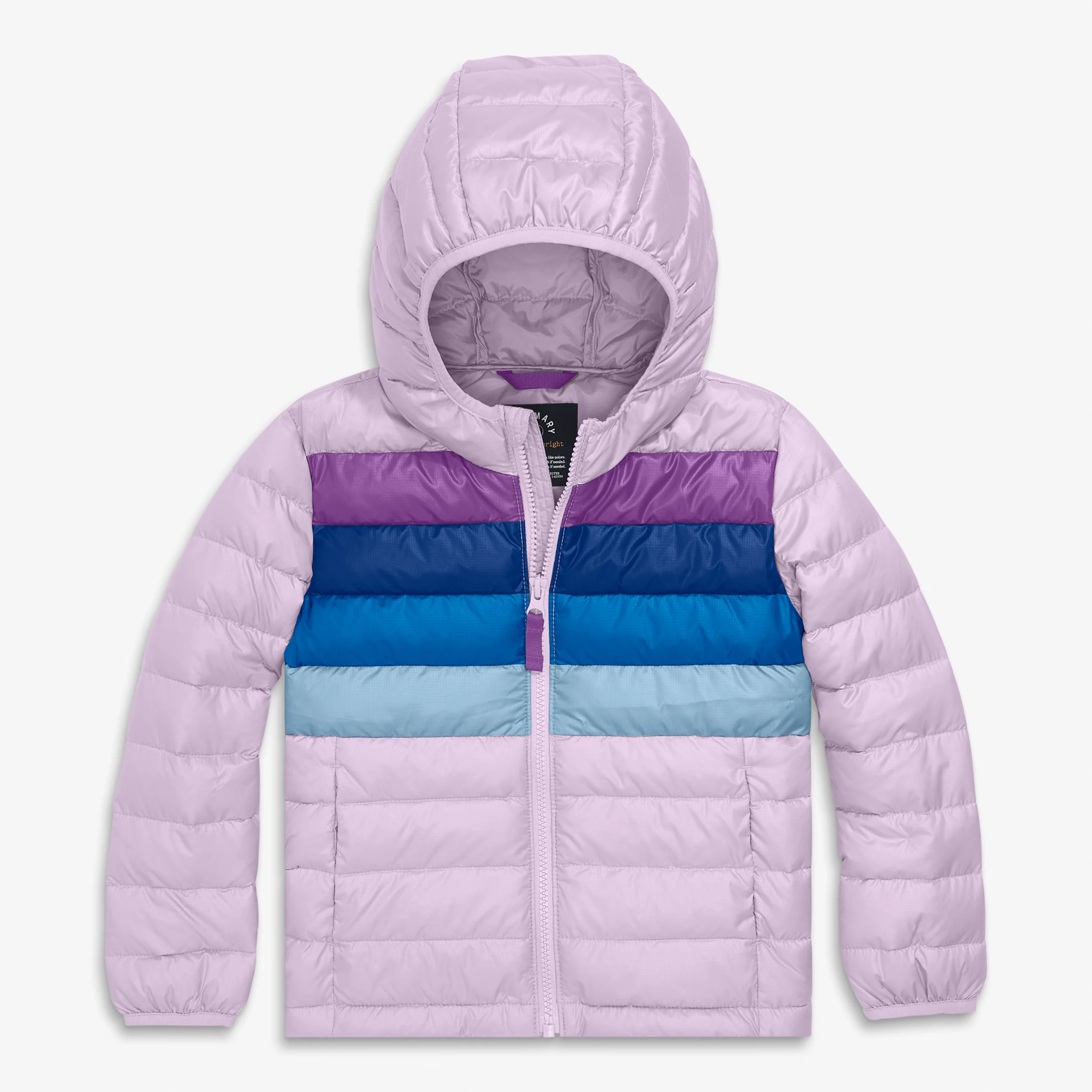Kids stripe lightweight puffer jacket - Image 4