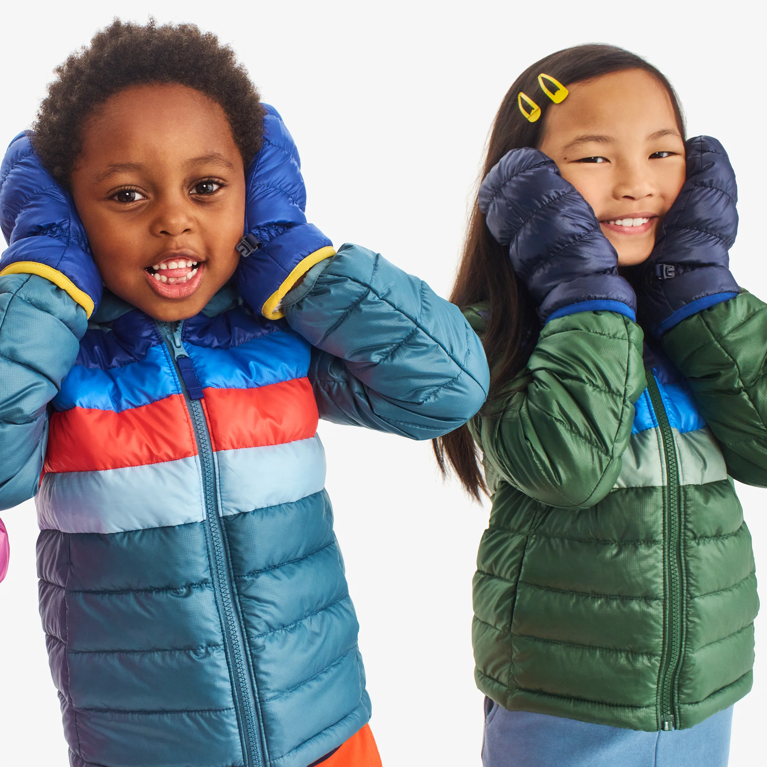 Kids stripe lightweight puffer jacket - Image 6