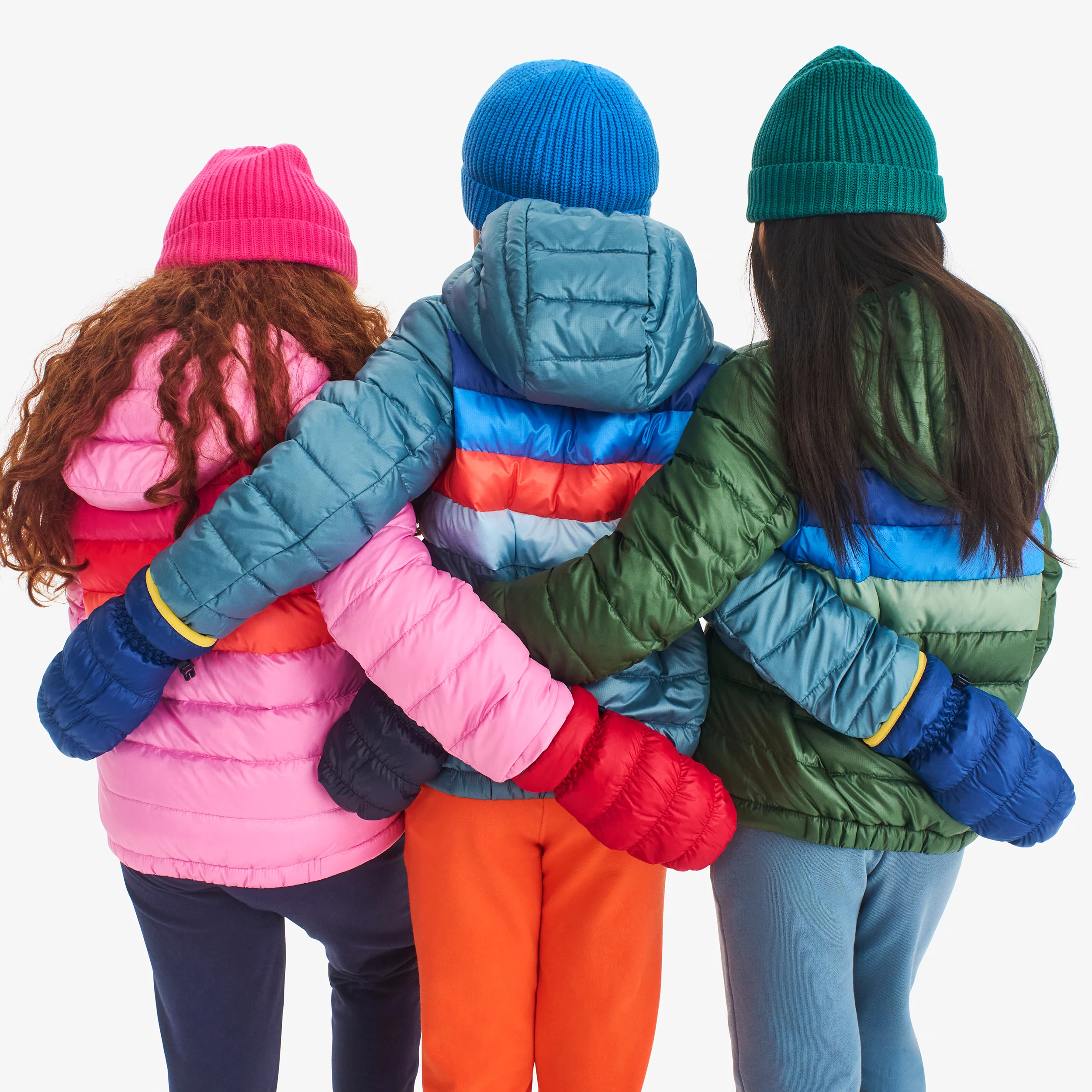 Kids stripe lightweight puffer jacket - Image 8