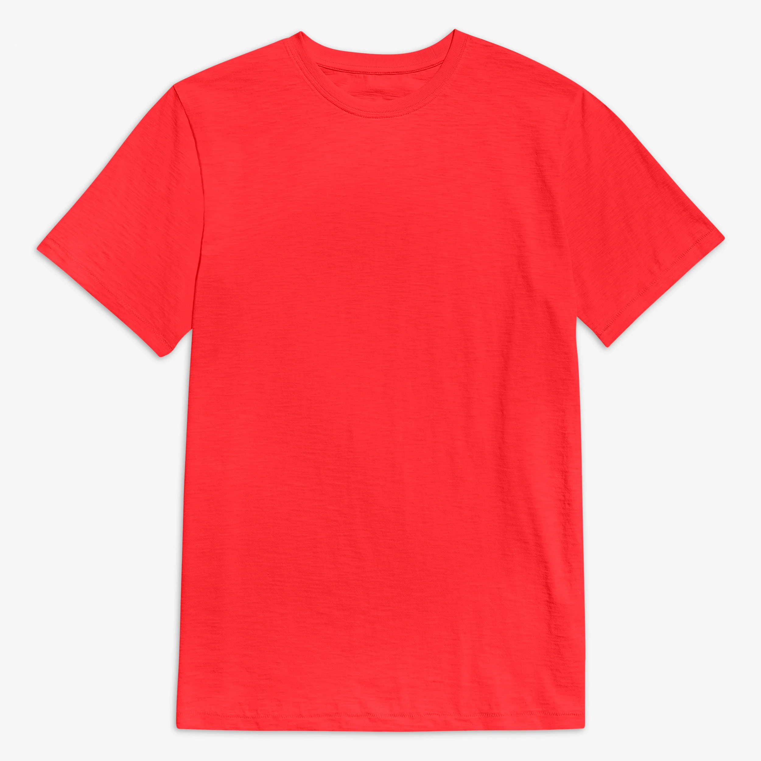 Clearance adult slub crewneck tee in seasonal colors (unisex fit) - Image 4