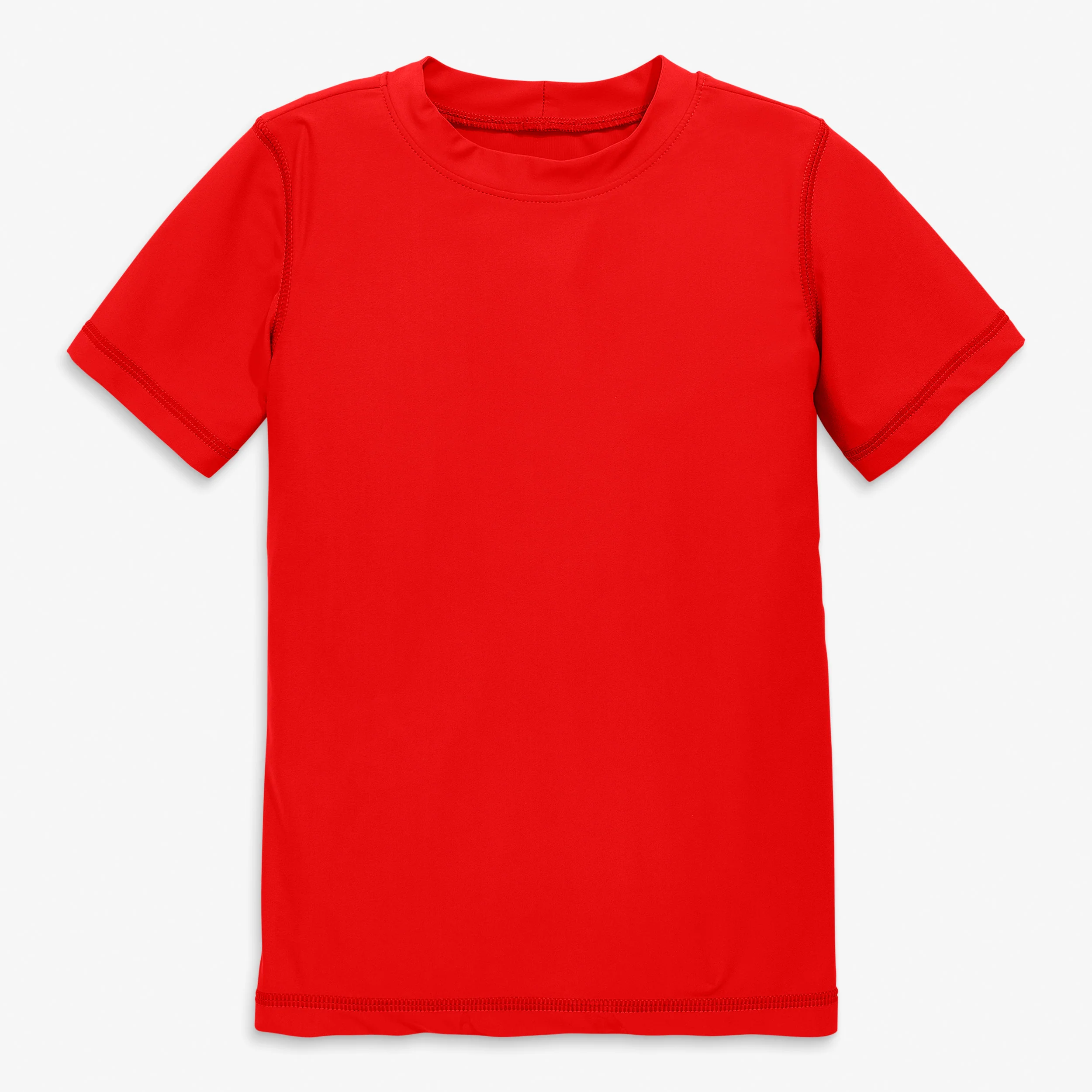 Kids short sleeve rash guard in seasonal colors - Image 8
