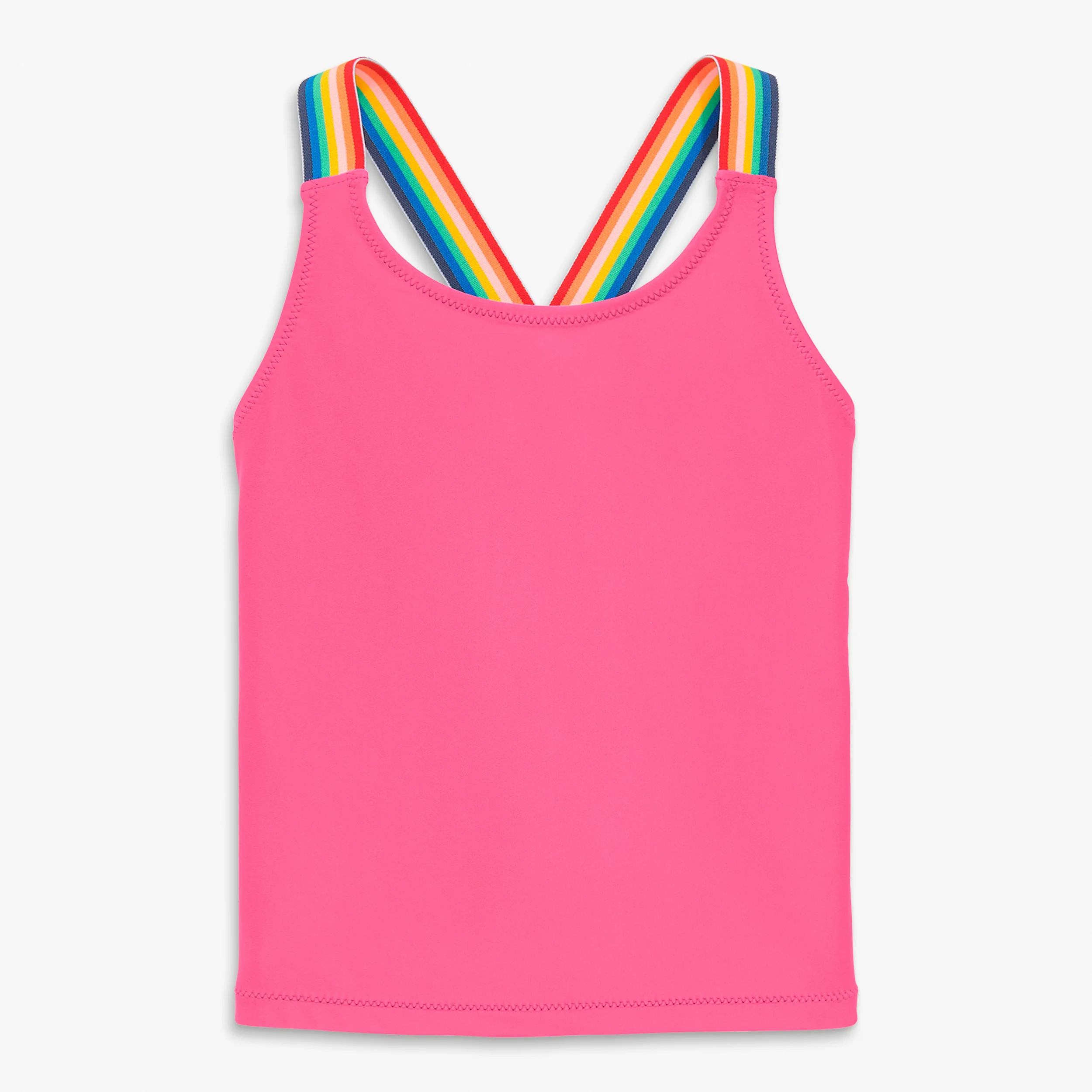 Clearance kids swim top with rainbow trim - Image 2