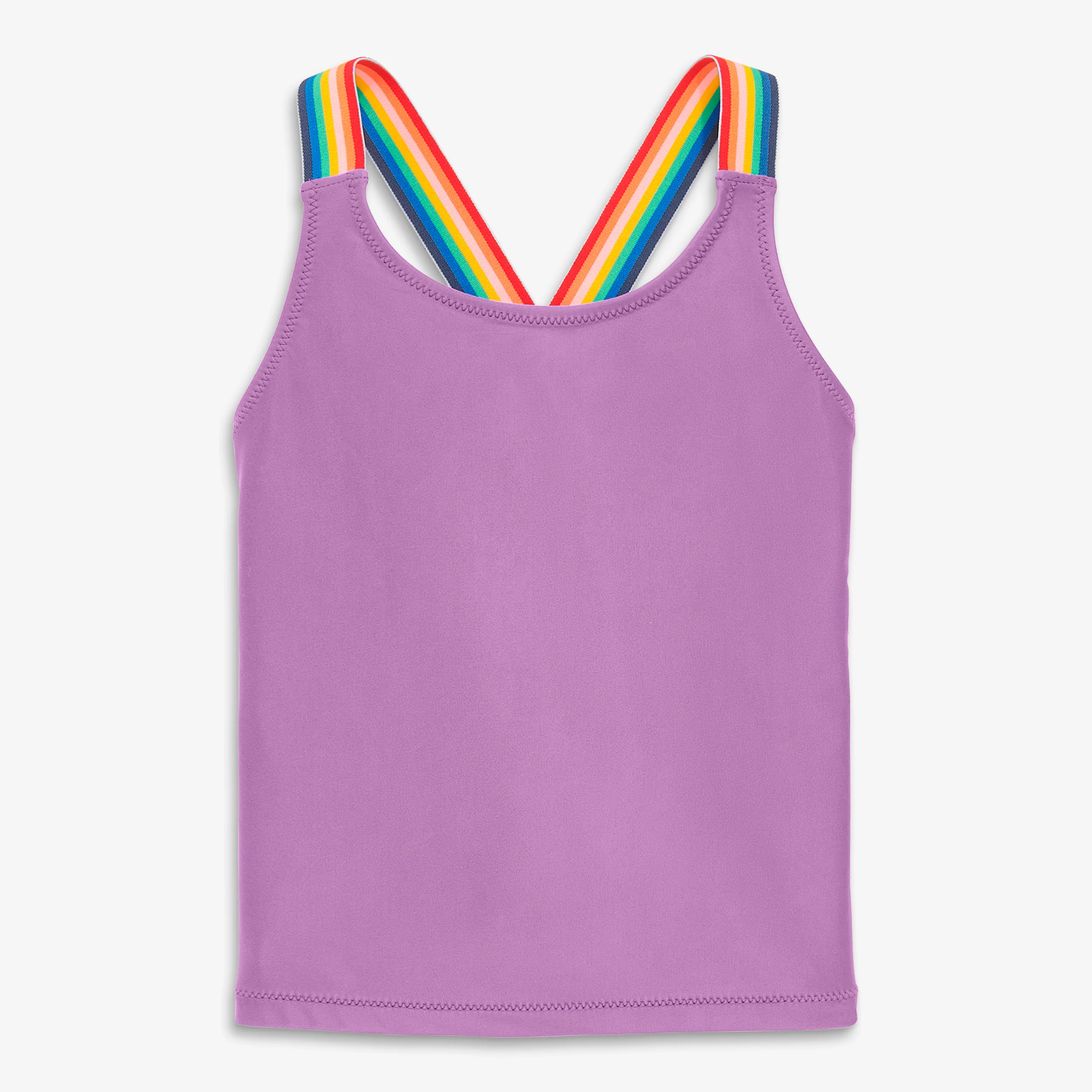Clearance kids swim top with rainbow trim - Image 4