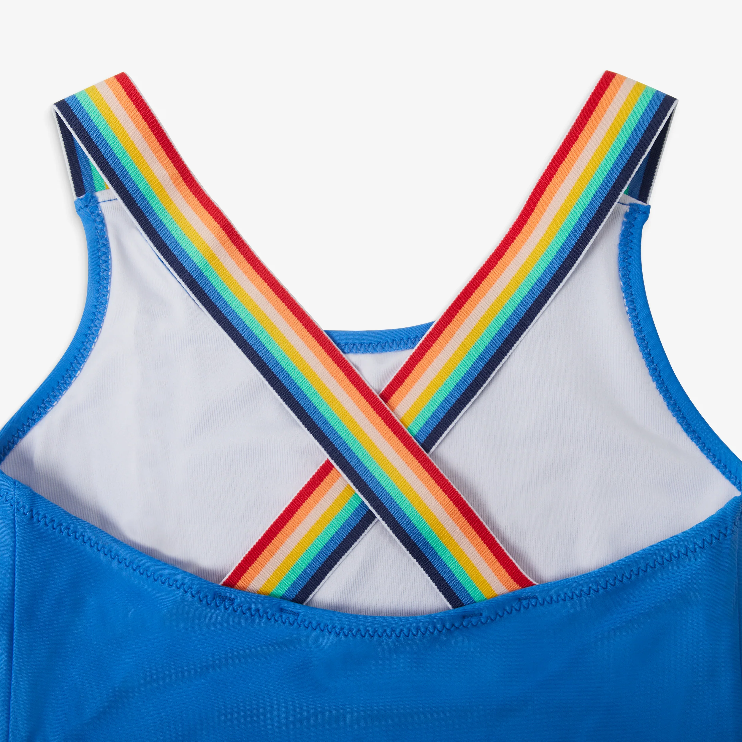 Clearance kids swim top with rainbow trim - Image 7
