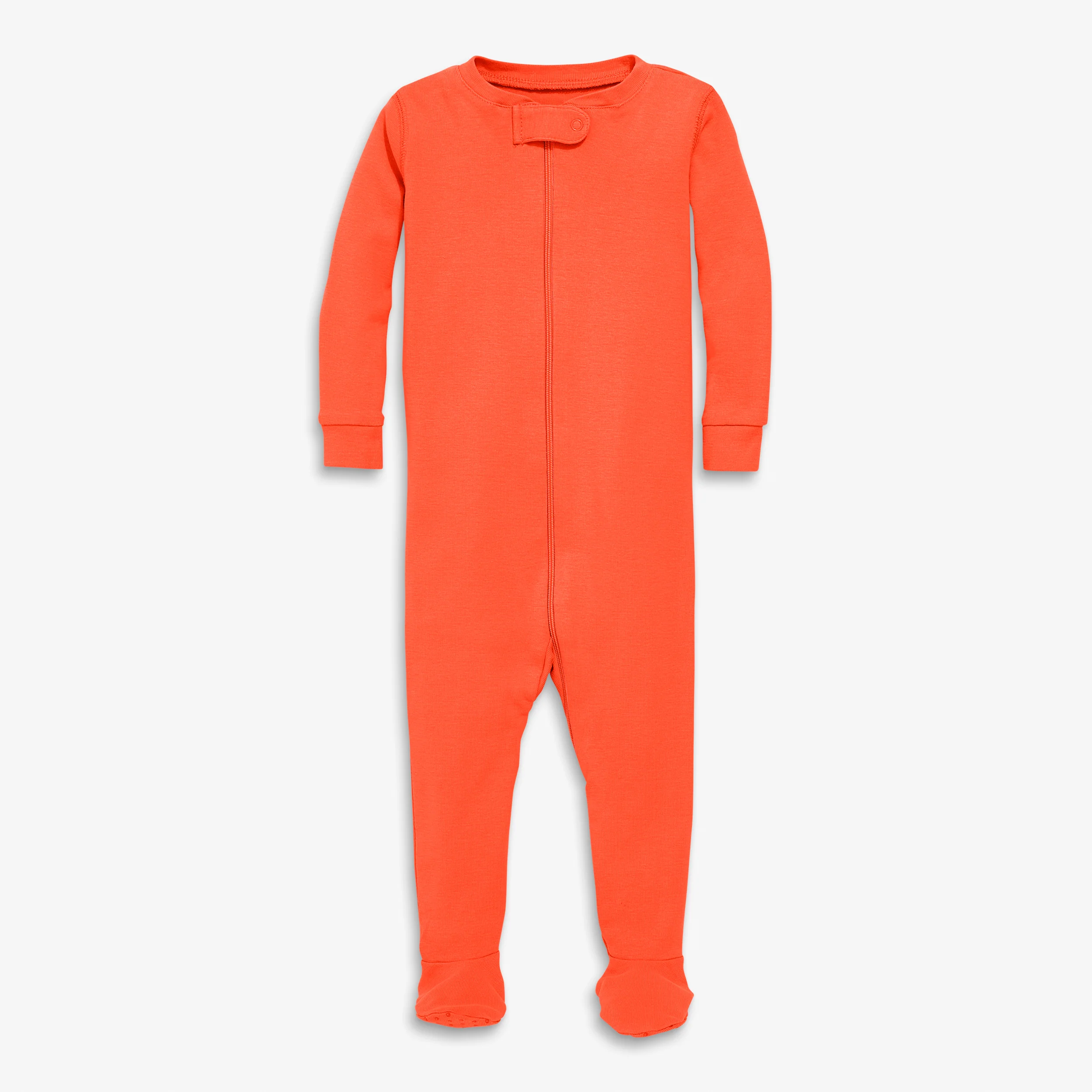 Clearance baby organic zip footie in spring seasonal colors - Image 2