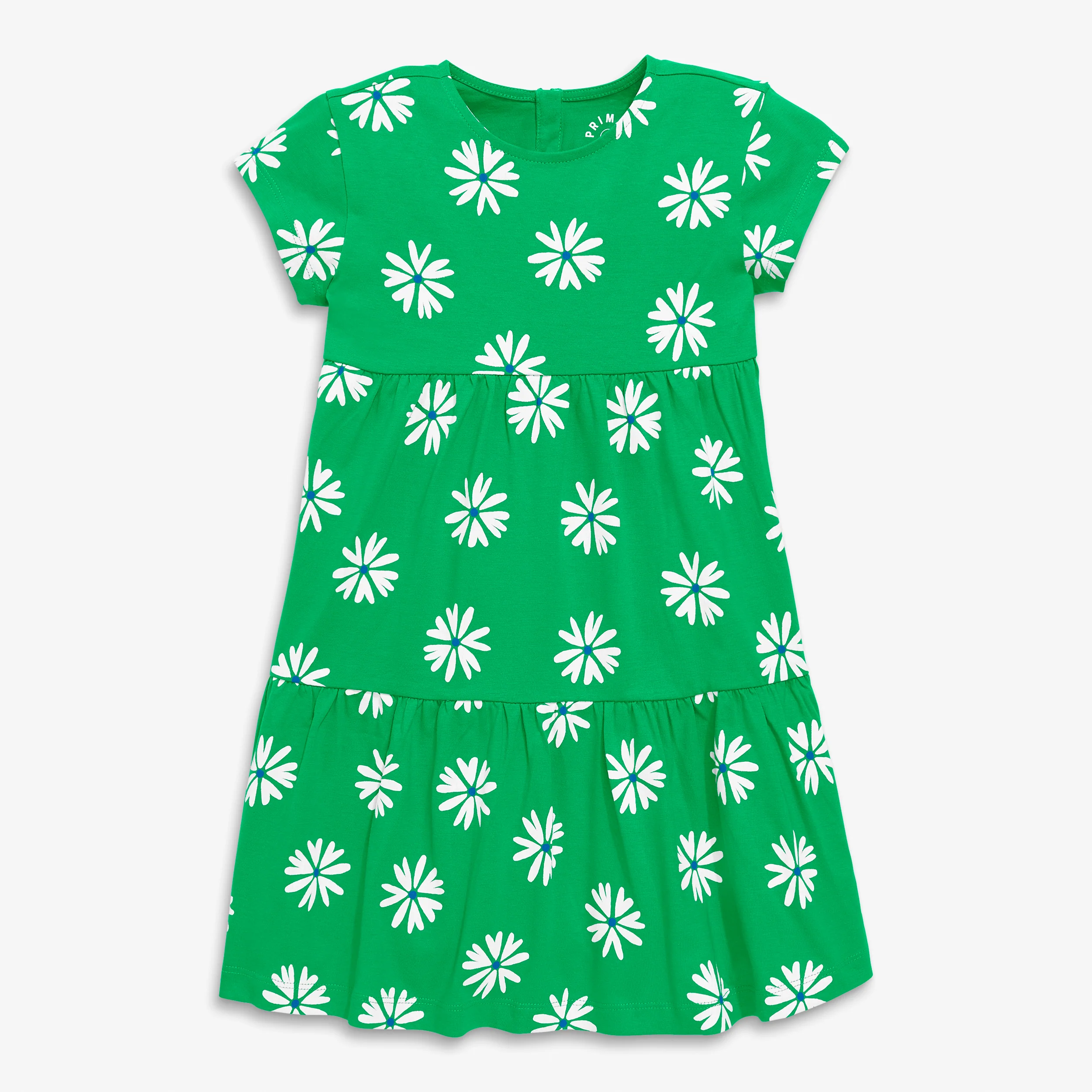 Clearance kids tiered t-shirt dress in blooms - Image 2