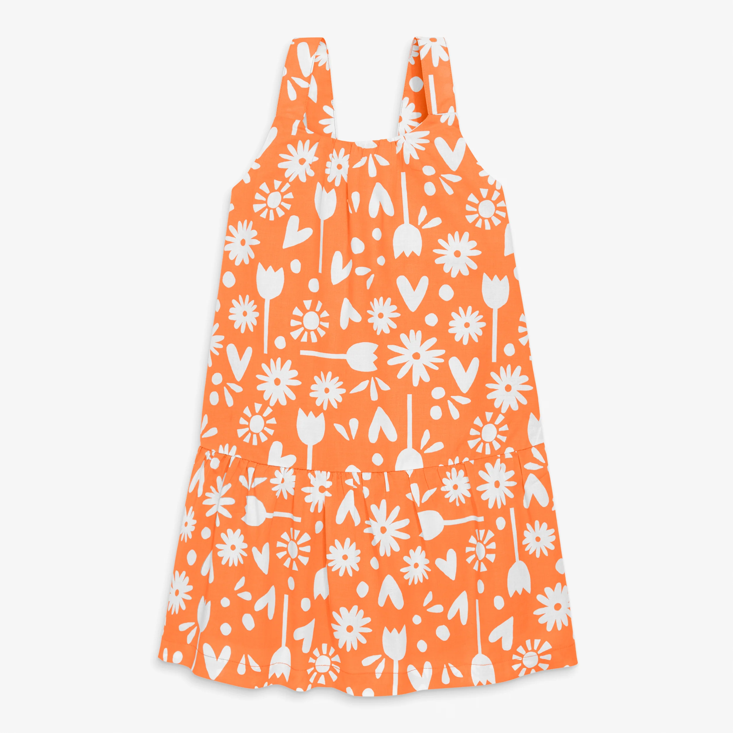 Clearance kids tank dress in garden party - Image 2