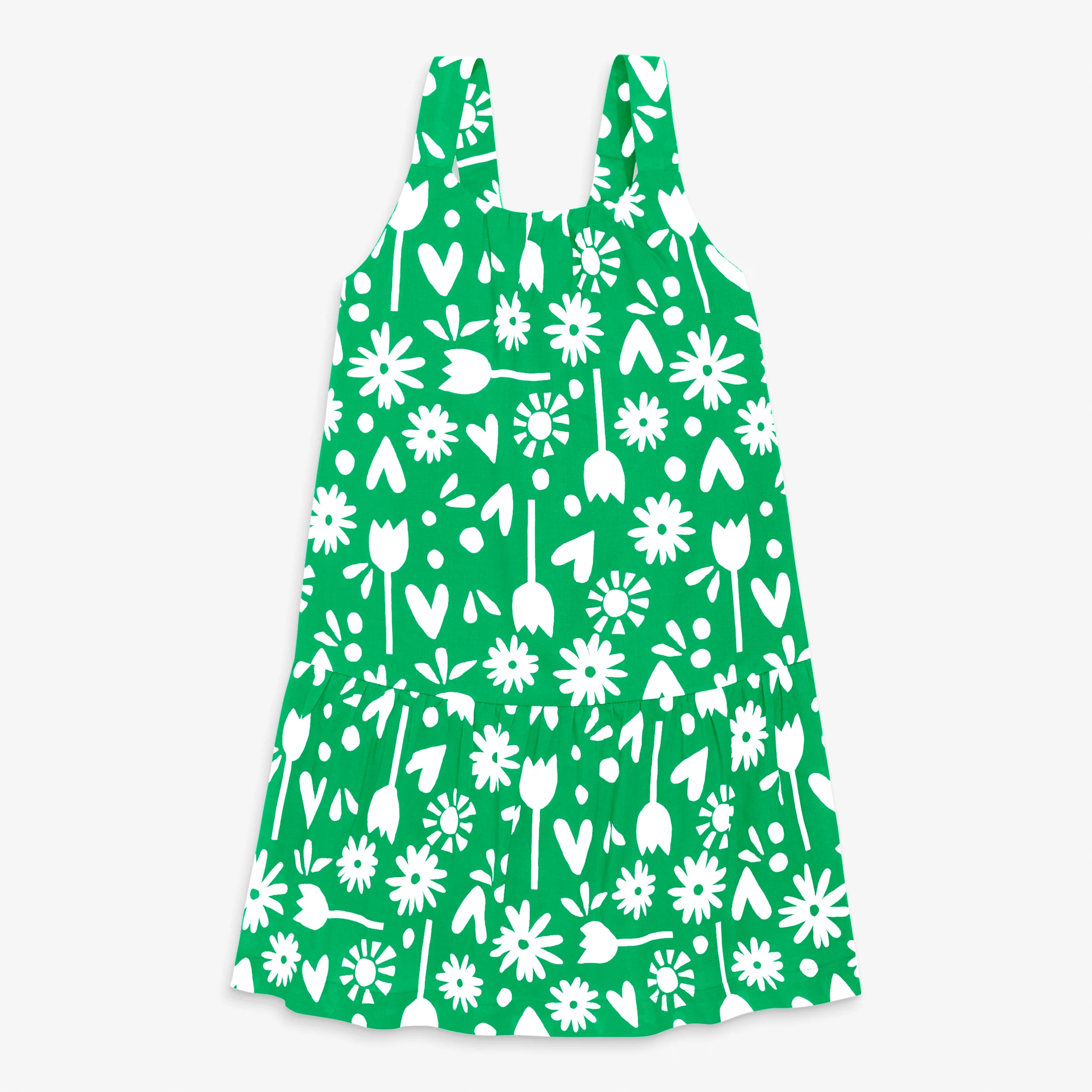 Clearance kids tank dress in garden party - Image 3